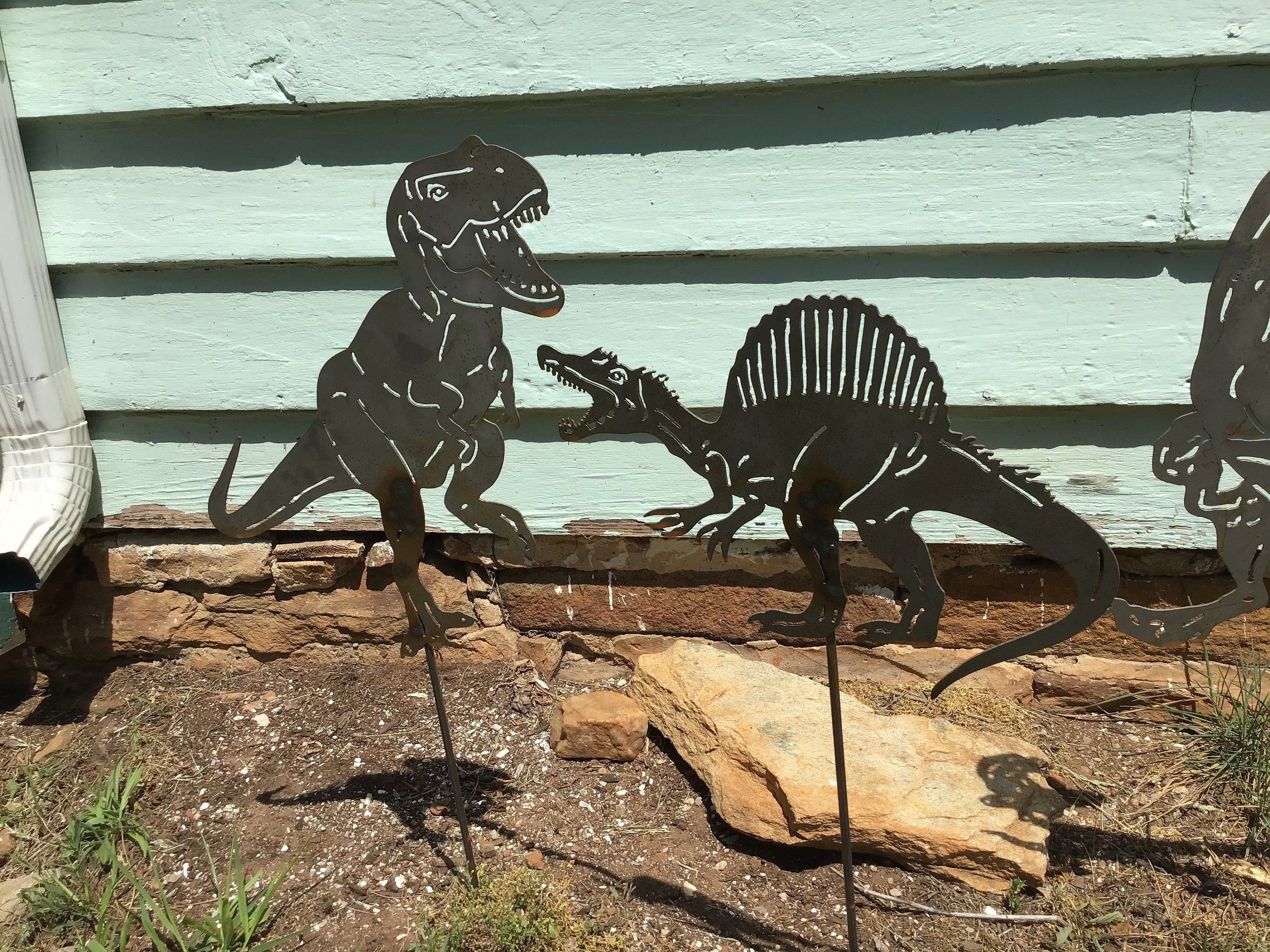 Dinosaur Yard Art