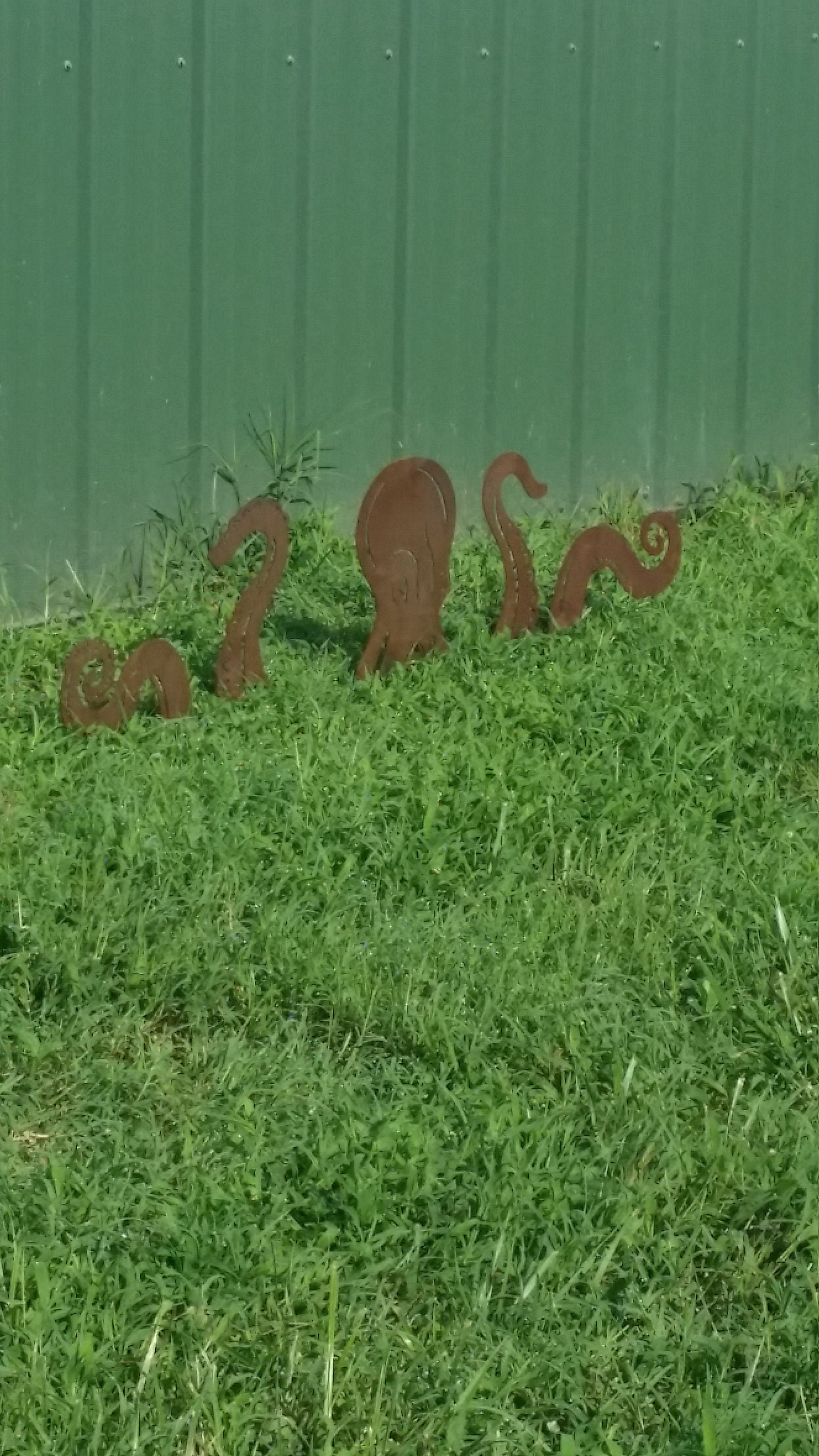 Octopus Metal Garden Art Garden Stakes Beatles Octopus Garden