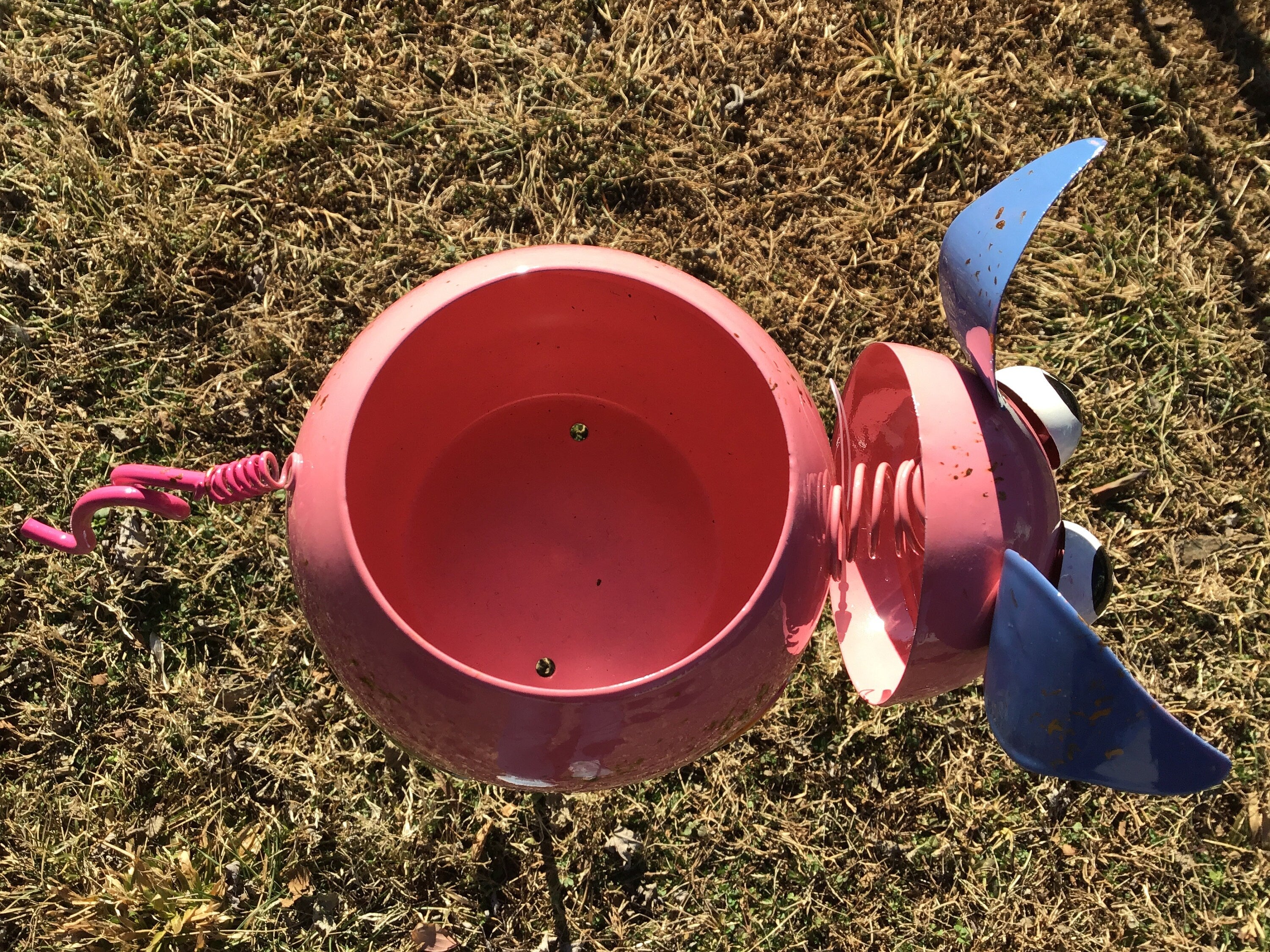 Pig Planter Garden Stake Pig Garden Decor Yard Art Small Planter Lawn Ornament Drink Holder