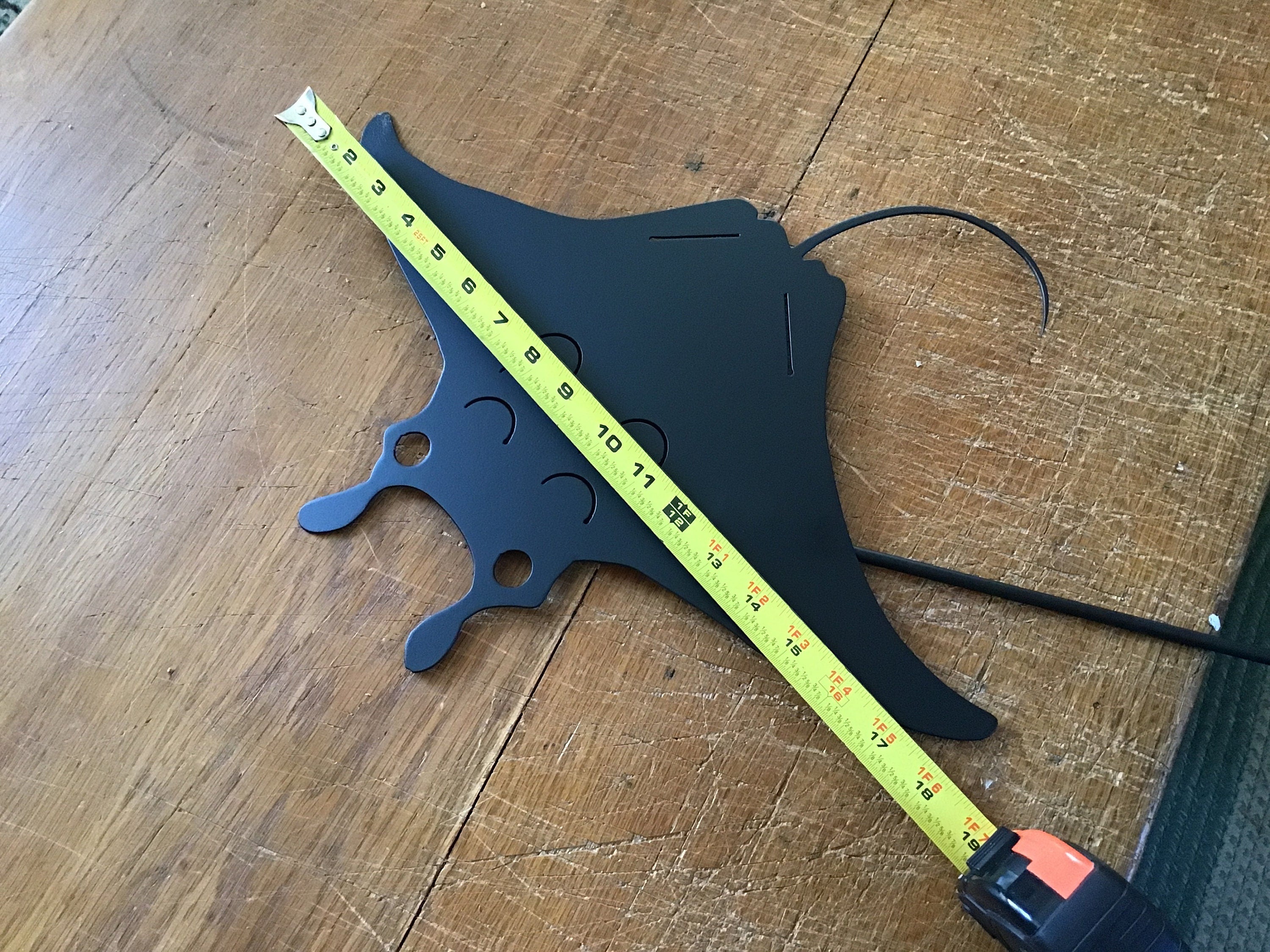 Manta Ray Garden Stake Stingray Yard Stake Sea Creatures Garden Art Metal Art