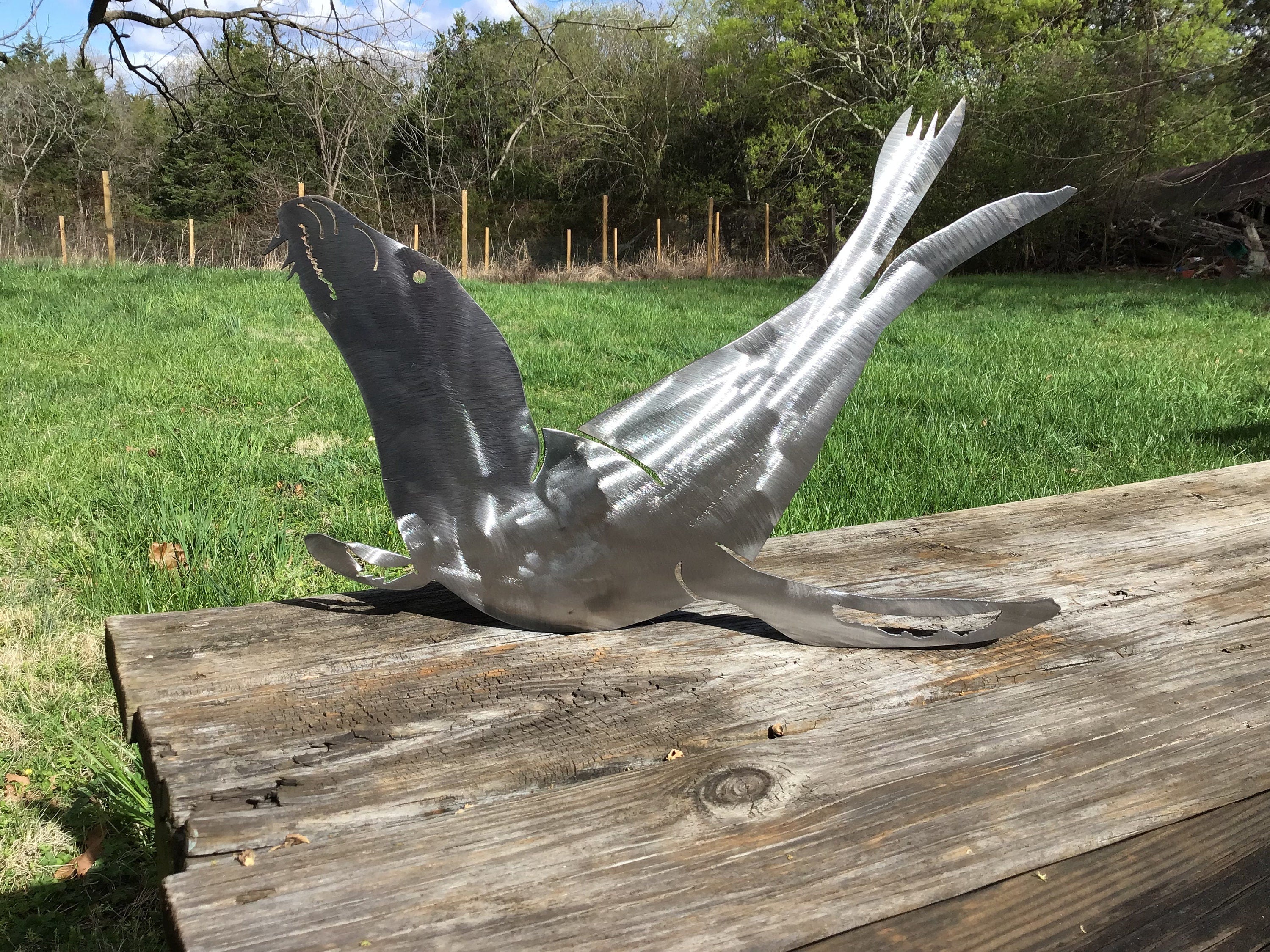 Sea Lion Garden Stake California Sea Lion Yard Stake Lawn Decor Garden Accessories Metal Art