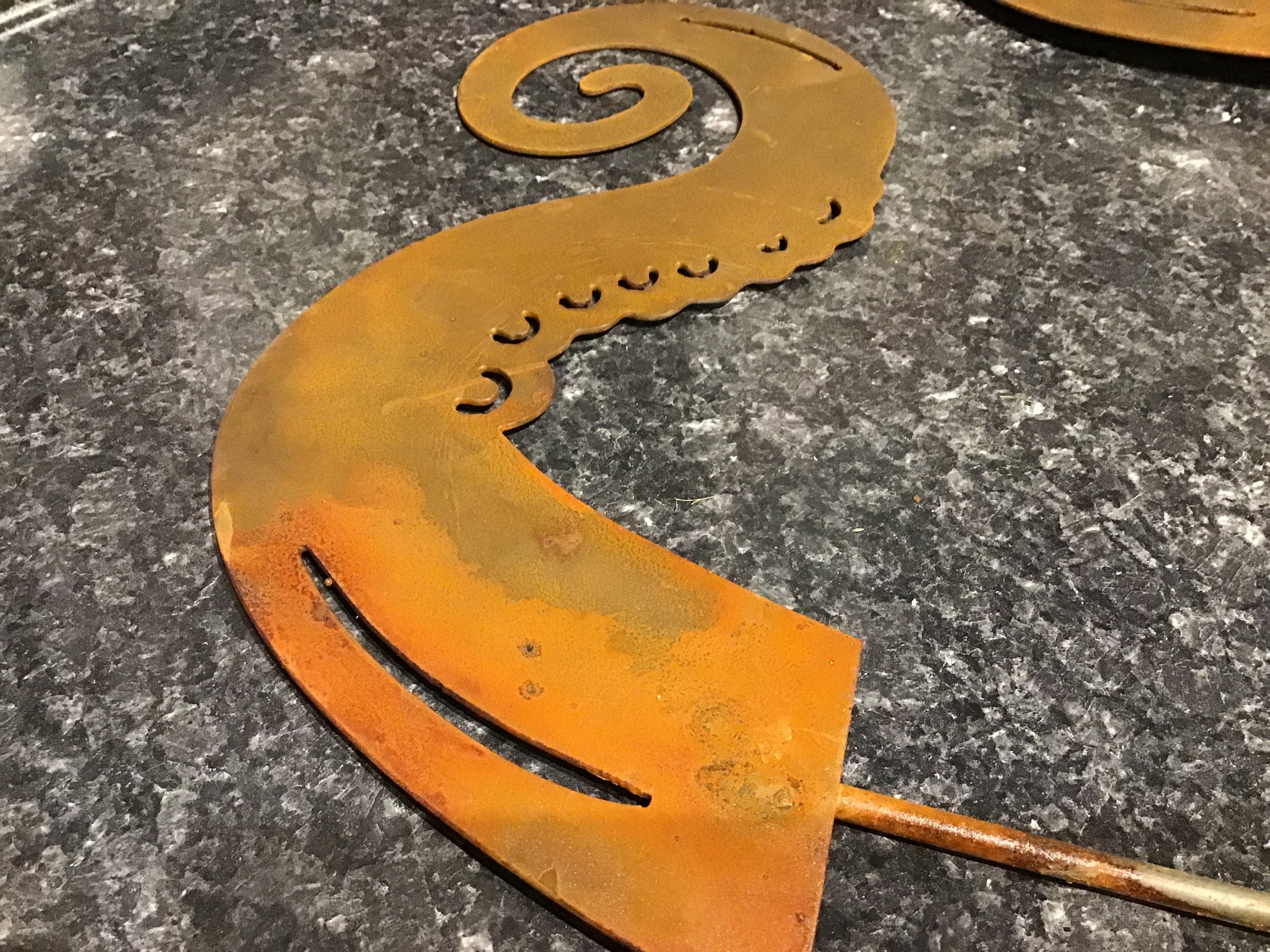 Octopus Garden Stake Large Octopus Lawn Ornament Yard Art