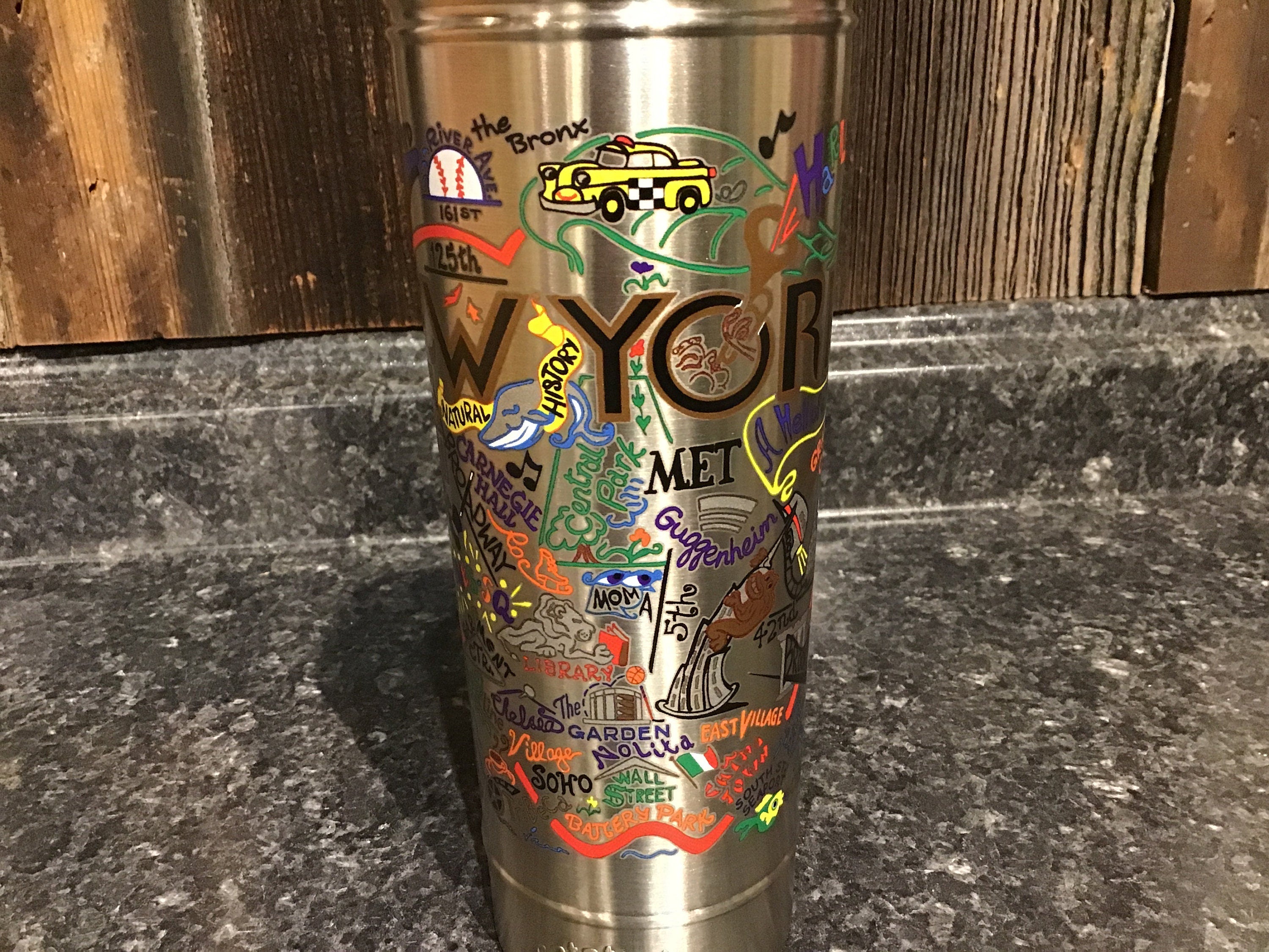 New York Catstudio Water Bottles Stainless Steel Cold Drinks Hot Drinks Thermal Bottle