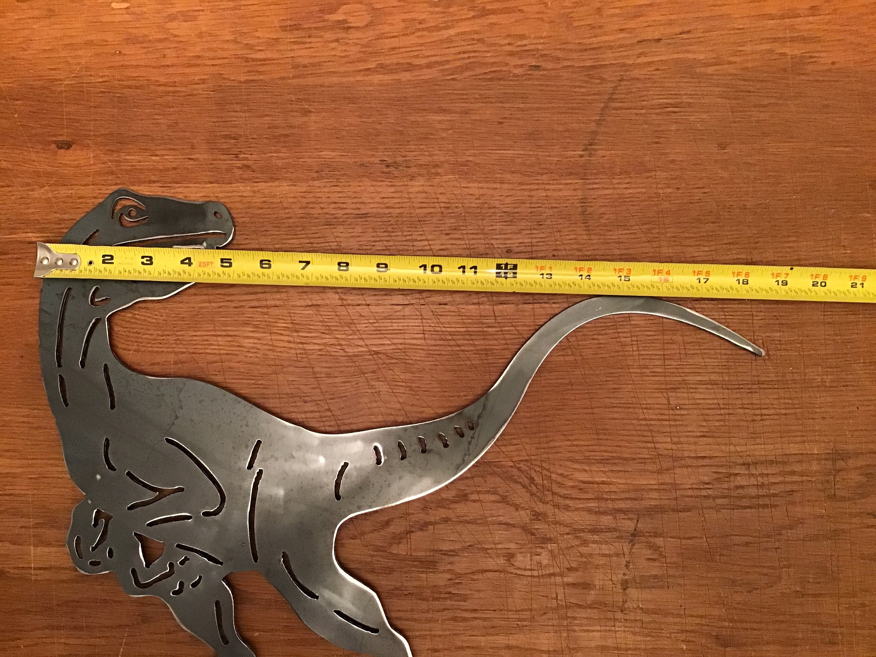 Jurassic Park Velociraptor Raptor Garden Stake Garden Accessory Dinosaurs Dinosaur Yard Art