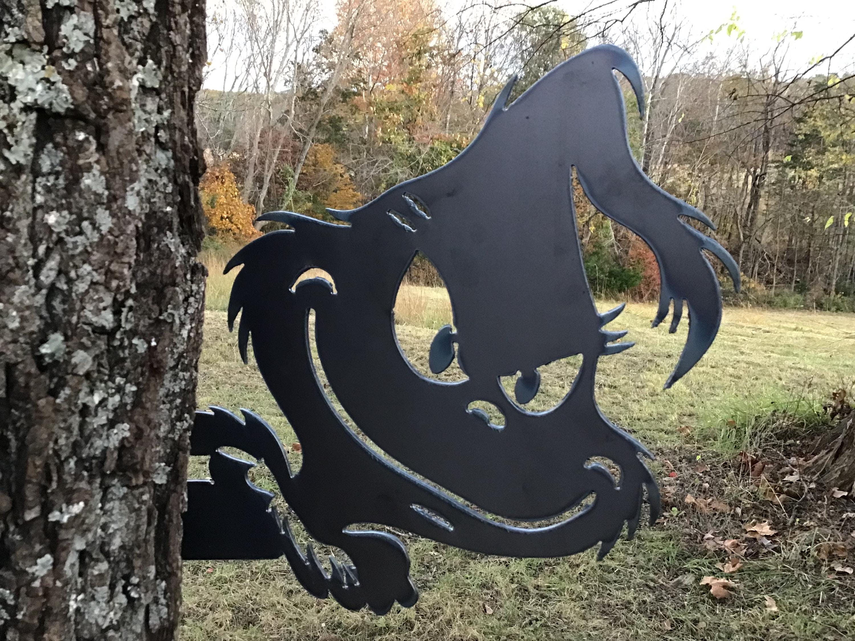 Grinch Metal Art Grinch Sign 2 Piece Grinch Sign Christmas Sign Home Decor Grinch Metal Art Yard Art Christmas Metal Sign Wall Art Peekaboo