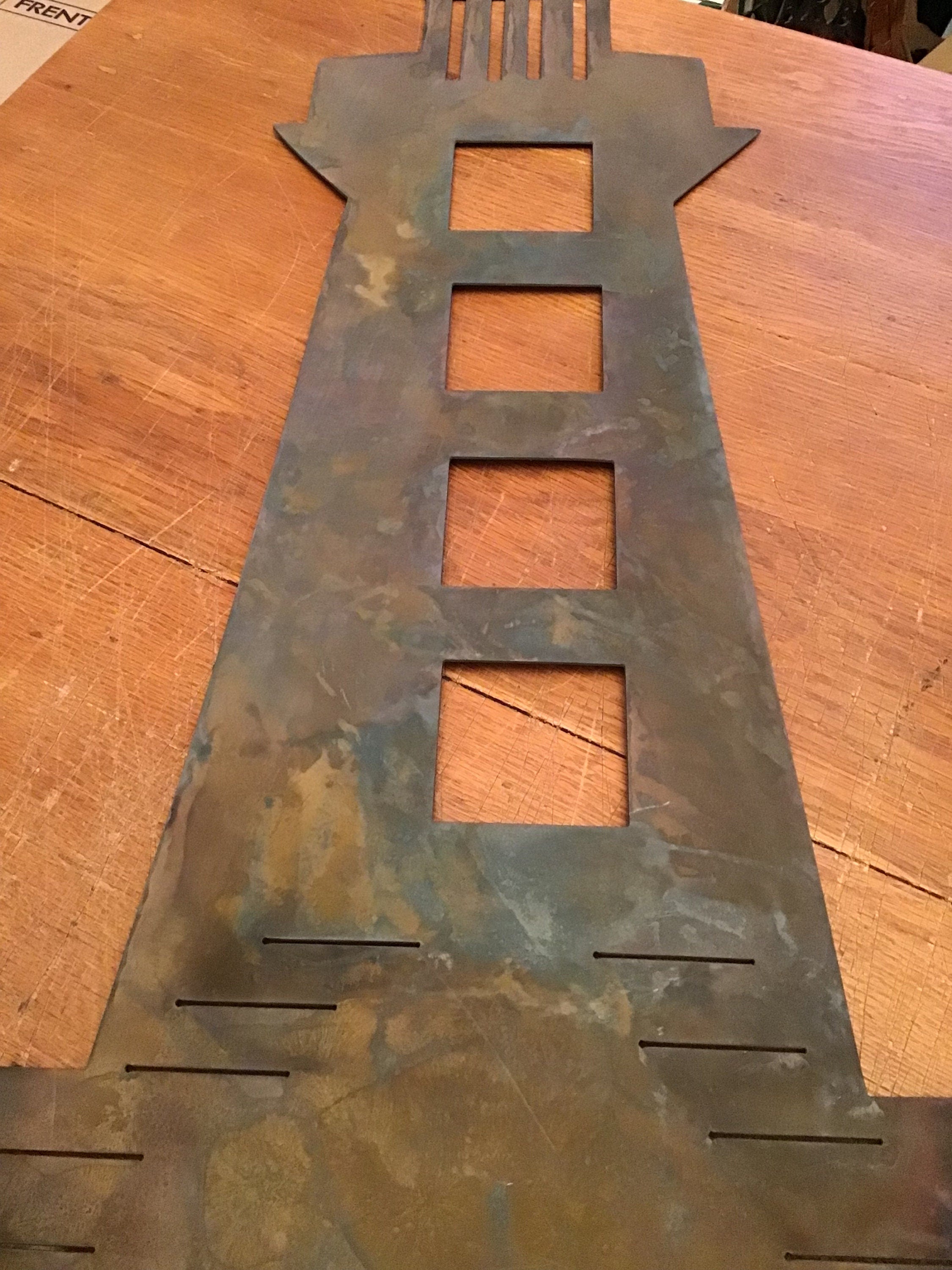 Lighthouse Garden Stakes Seaside Metal Art Lighthouse Metal Art Yard Art Home Design