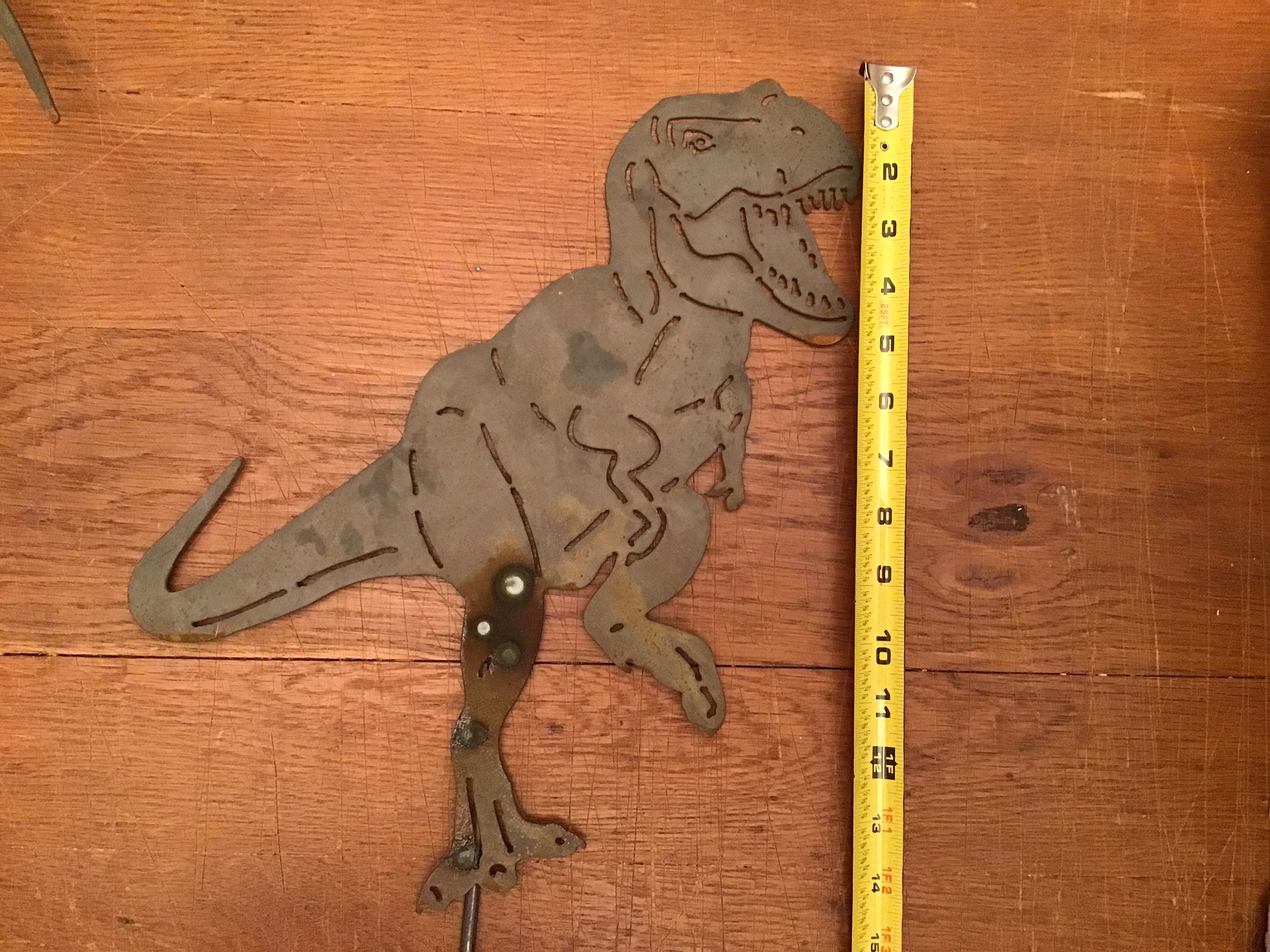 Dinosaur Garden Stake Tyrannosaurus Rex Yard Art Garden Accessories Dinosaur Yard Art