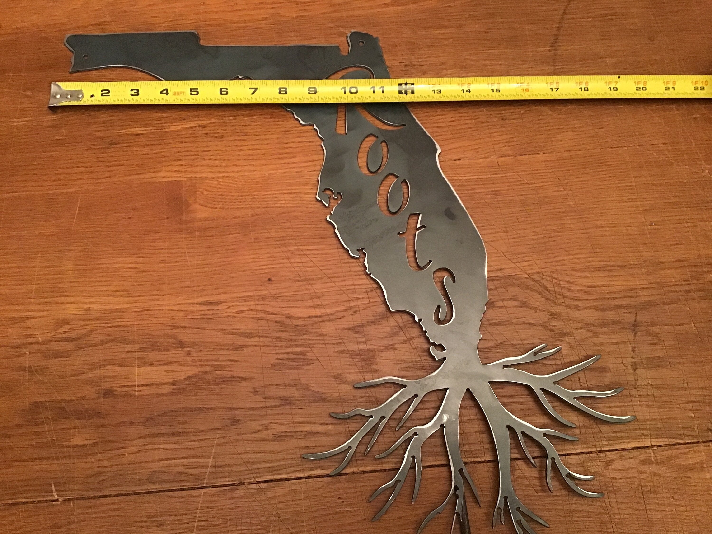 Florida Garden Stake Home Garden Art State of Florida Garden Stake Roots Yard Art Putting Down Roots Garden Ornament Forever Home