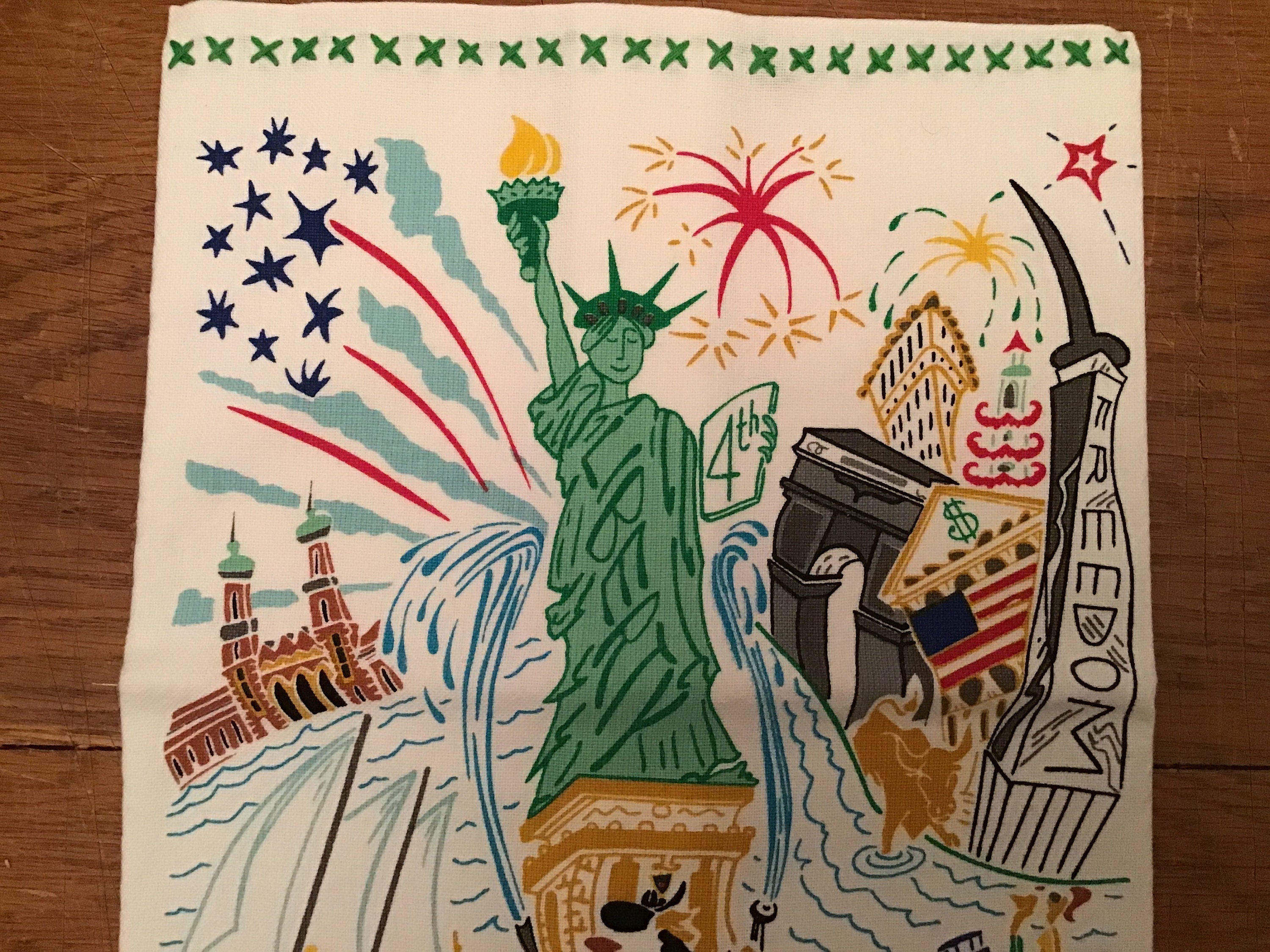 Catstudio New York City Statue of Liberty Towel Hand Towel Dish Towel