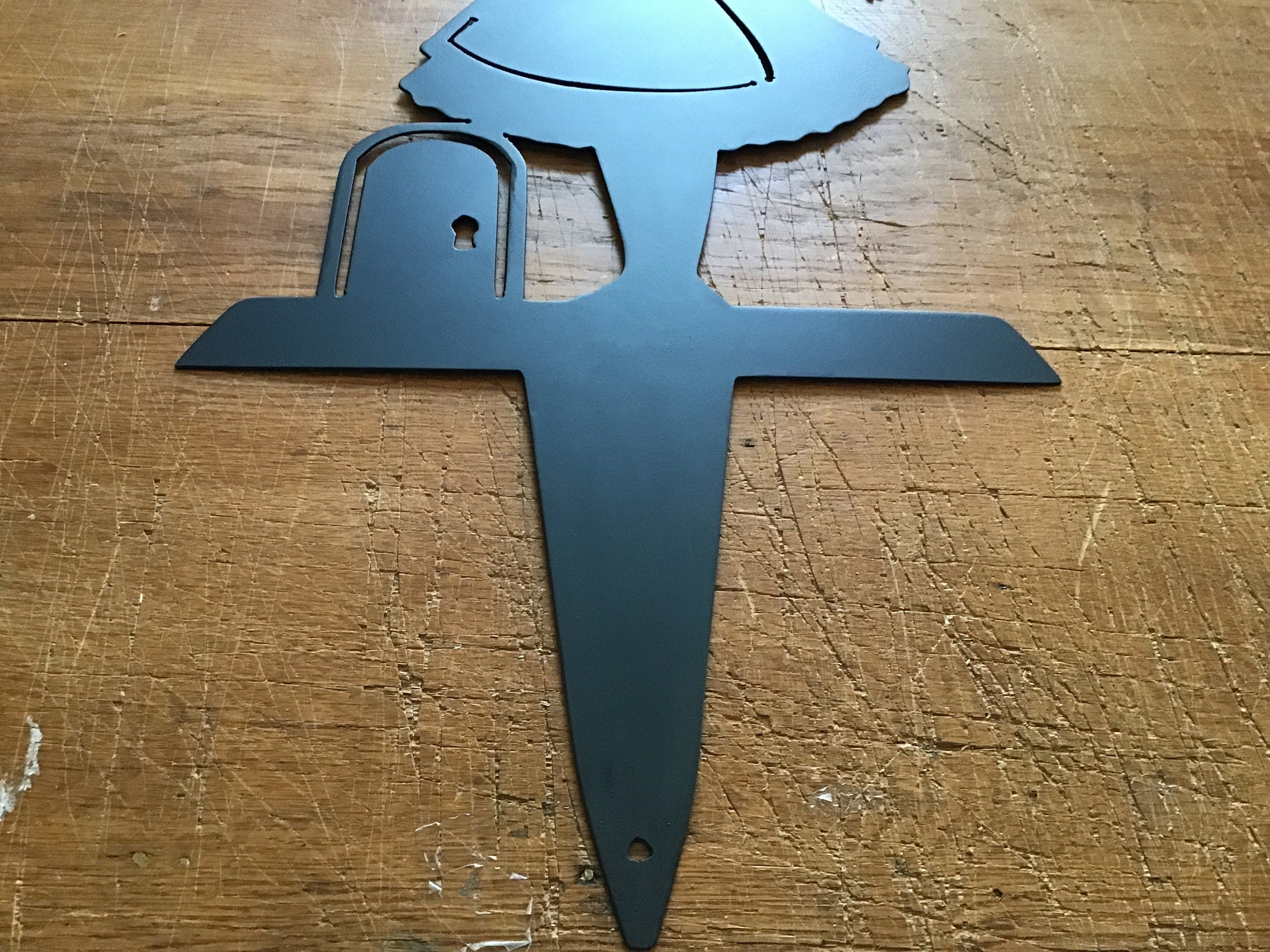 Alice in Wonderland Garden Stake Yard Stakes Garden Accents Alice Metal Art