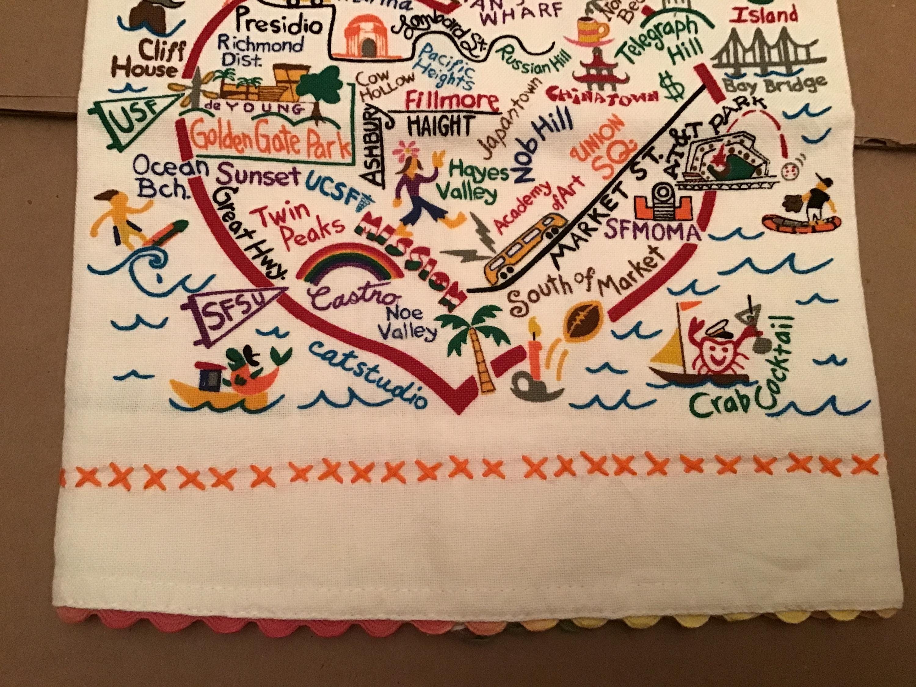 Catstudio San Francisco Towel Dish Towel Home Gifts House Decor Kitchen Towel