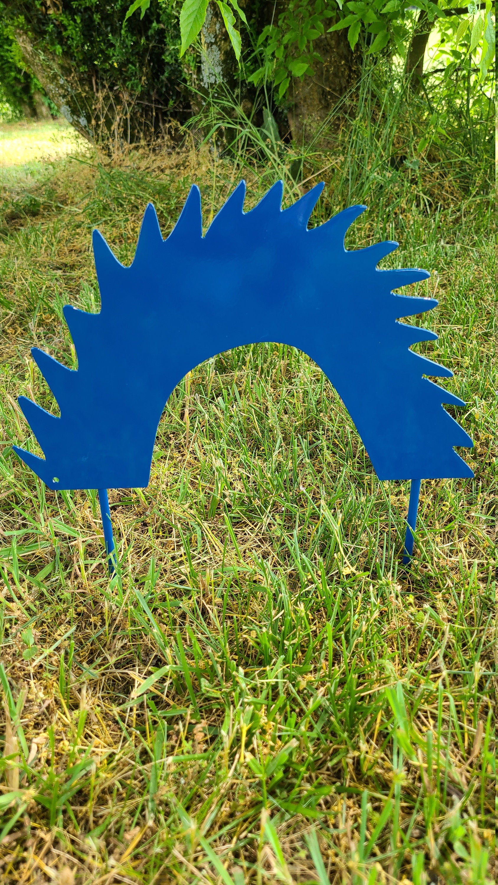 Dragon Garden Stakes 4 Piece Set Yard Art Garden Art Powder Coated Metal Art Lawn Decor Sea Monster Garden Accent