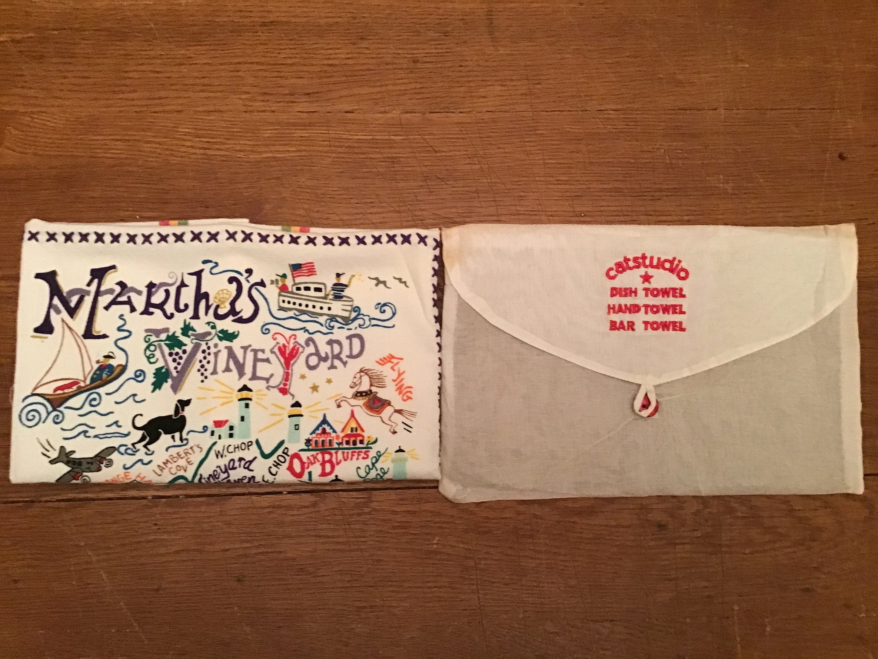 Martha’s Vineyard Catstudio Towel Hand Towel Bar Towel Kitchen Towel Catstudio Design