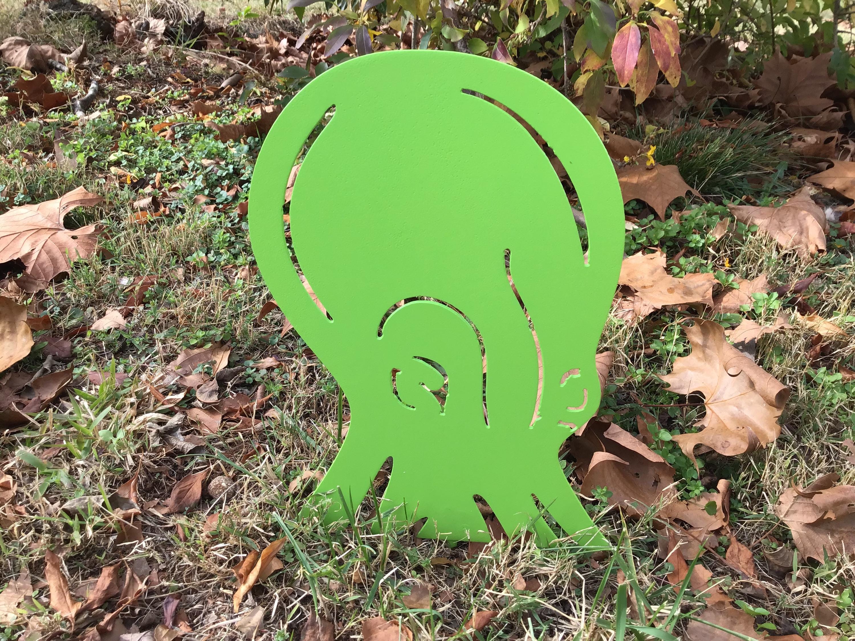 Octopus Metal Yard Art Zombie Green 5 PC. Octopus Yard Art Metal Art Garden Design Home Decor Outdoor Metal Art Octopus Garden