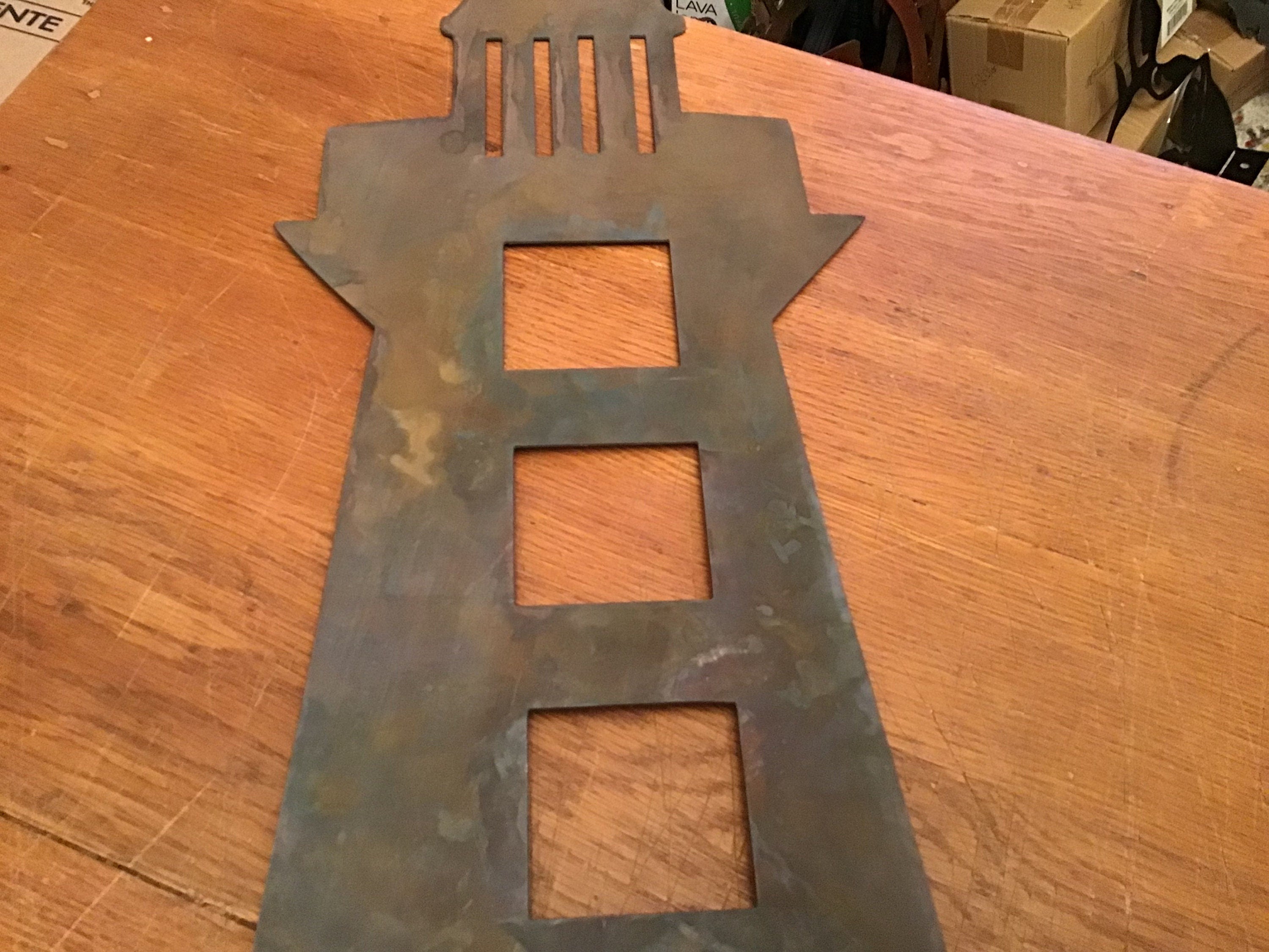 Lighthouse Garden Stakes Seaside Metal Art Lighthouse Metal Art Yard Art Home Design