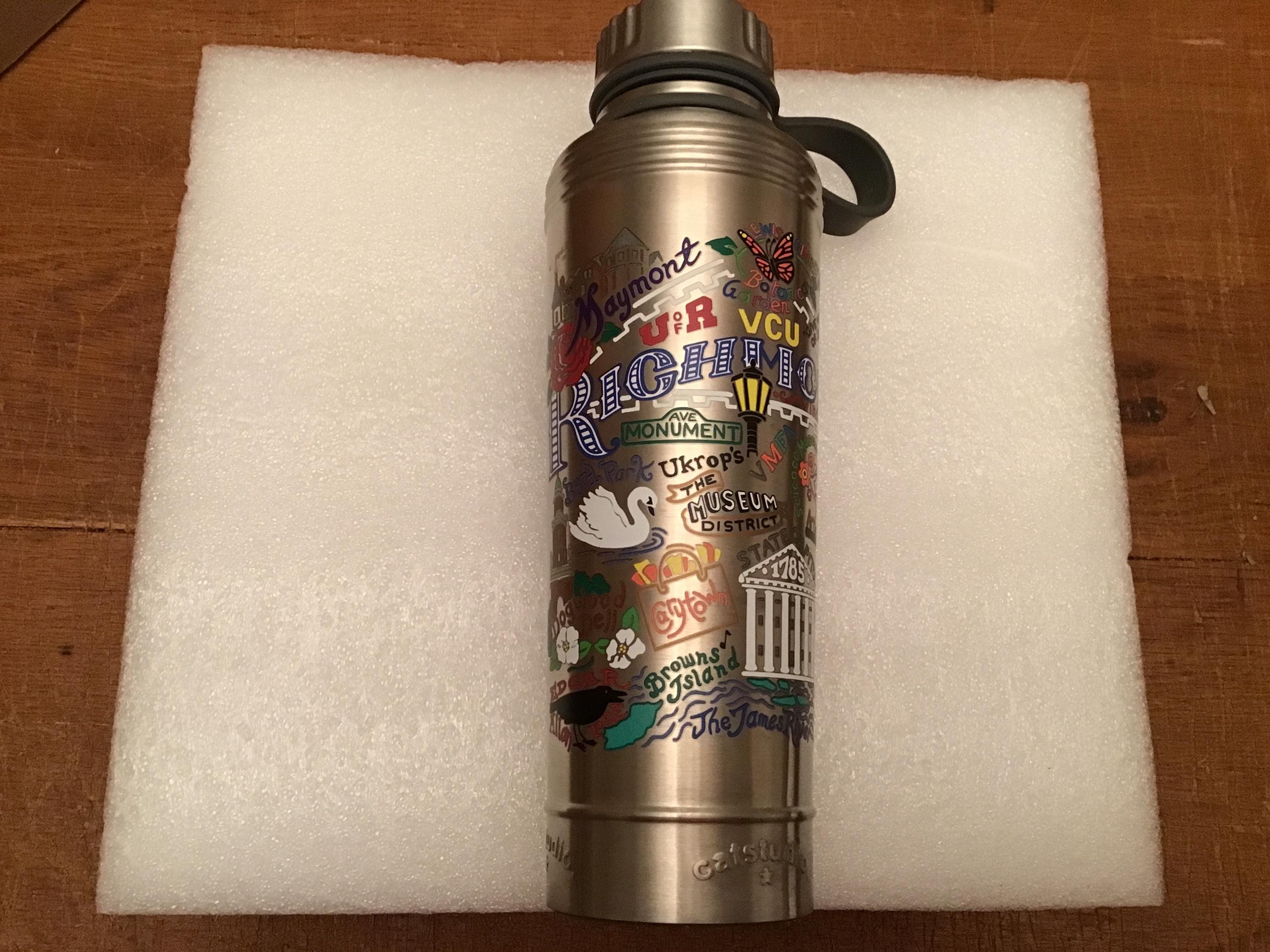 Catstudio Richmond Virginia Water Bottle Reusable Bottle Hot Drinks Cold Drinks Thermal Bottle