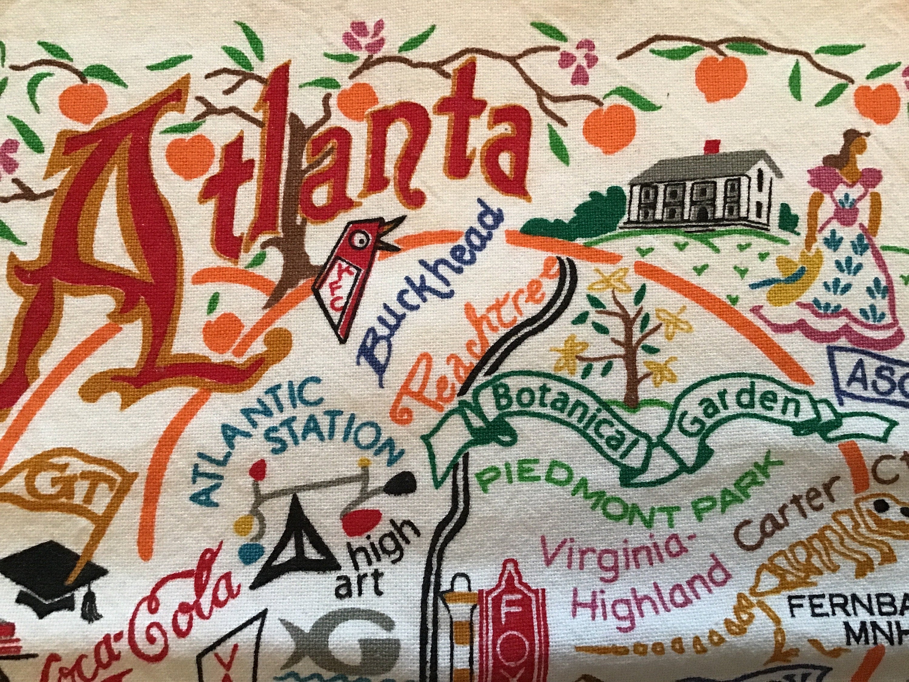 Atlanta Catstudio Hand Towel Tea Towel Decorative Towel Home Decor Georgia Dome