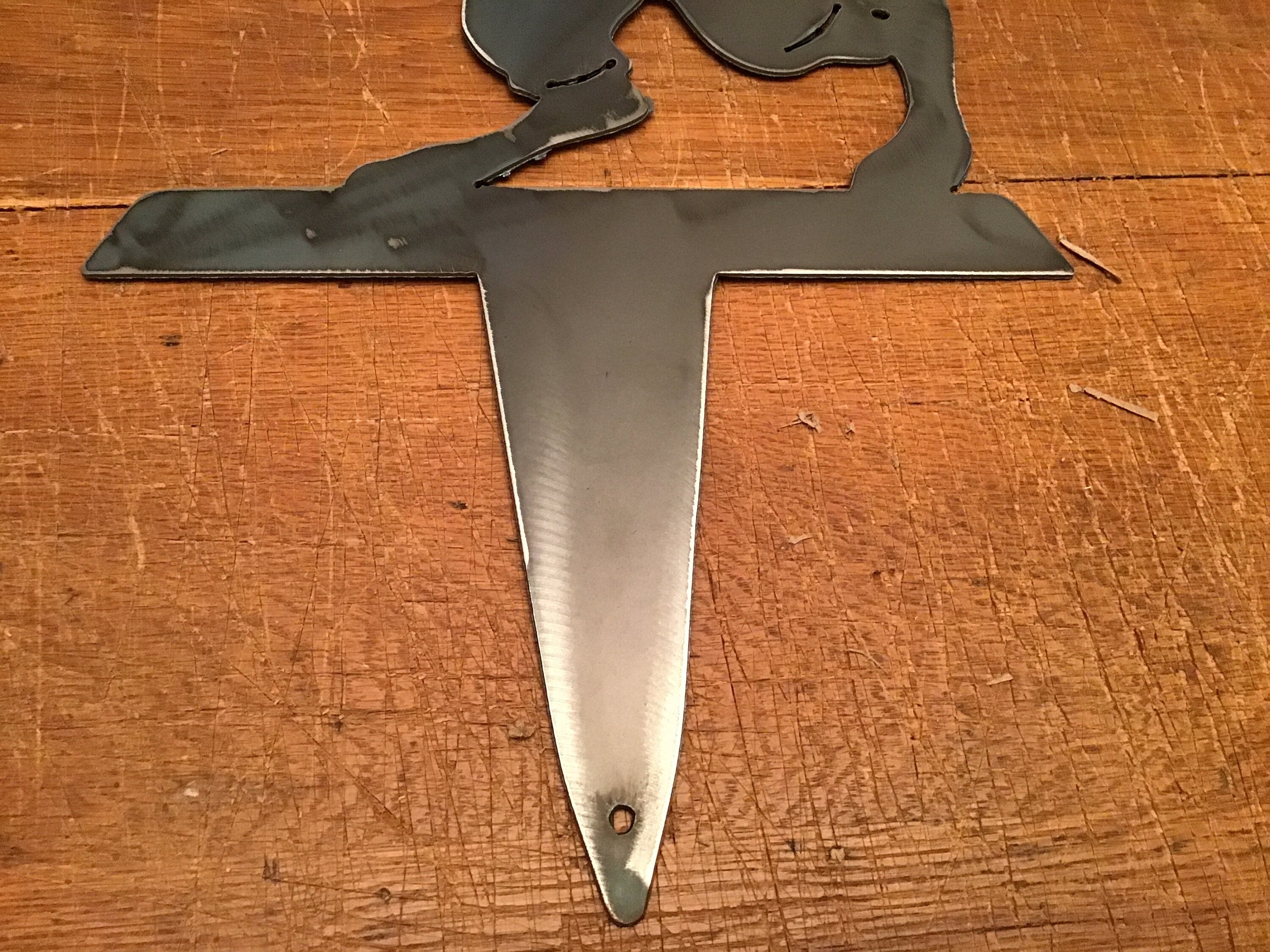 Rabbit Garden Stake Alice in Wonderland White Rabbit Yard Art Metal Art Home Accents