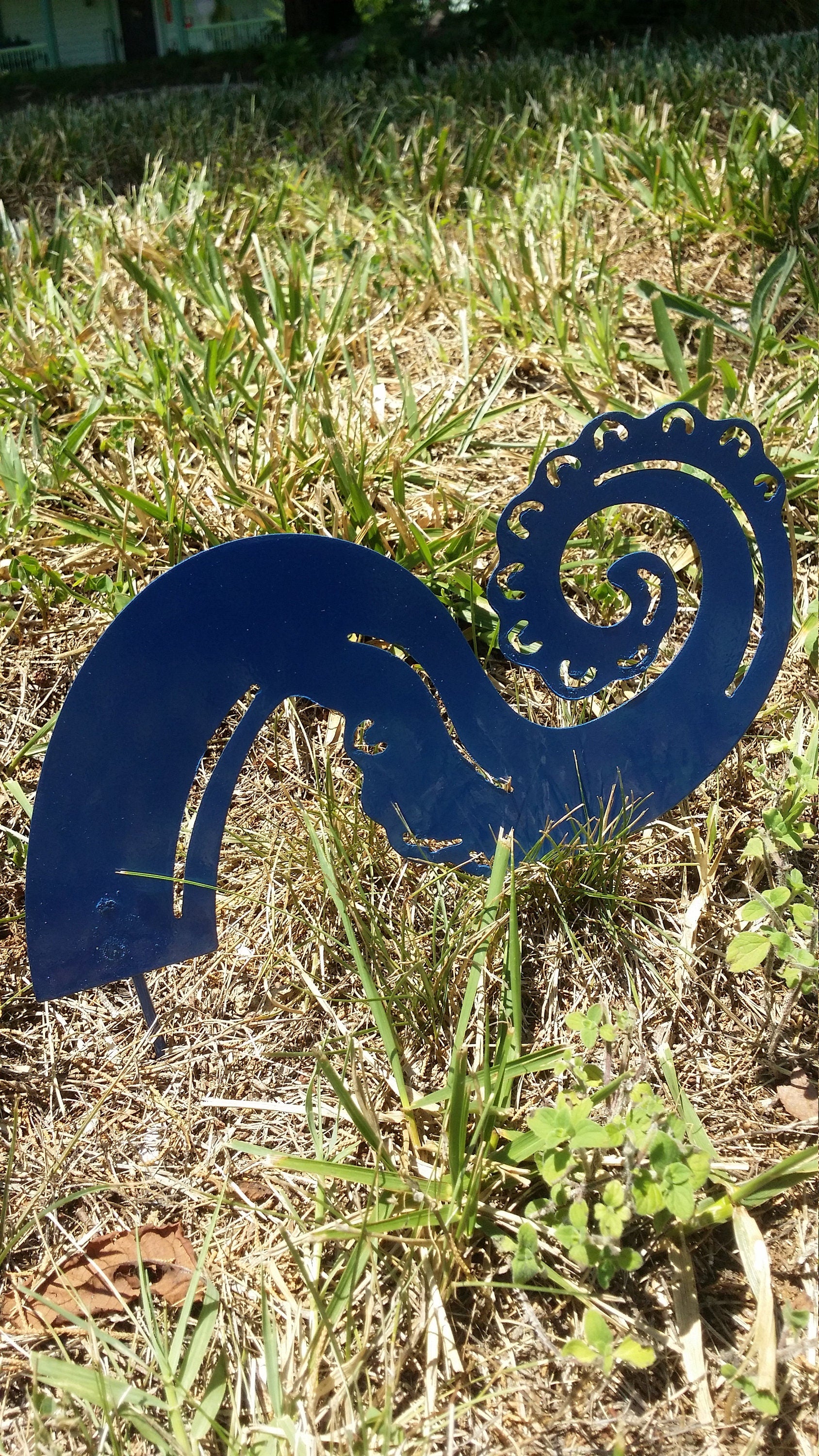 Octopus Metal Garden Art Garden Stakes Beatles Octopus Garden