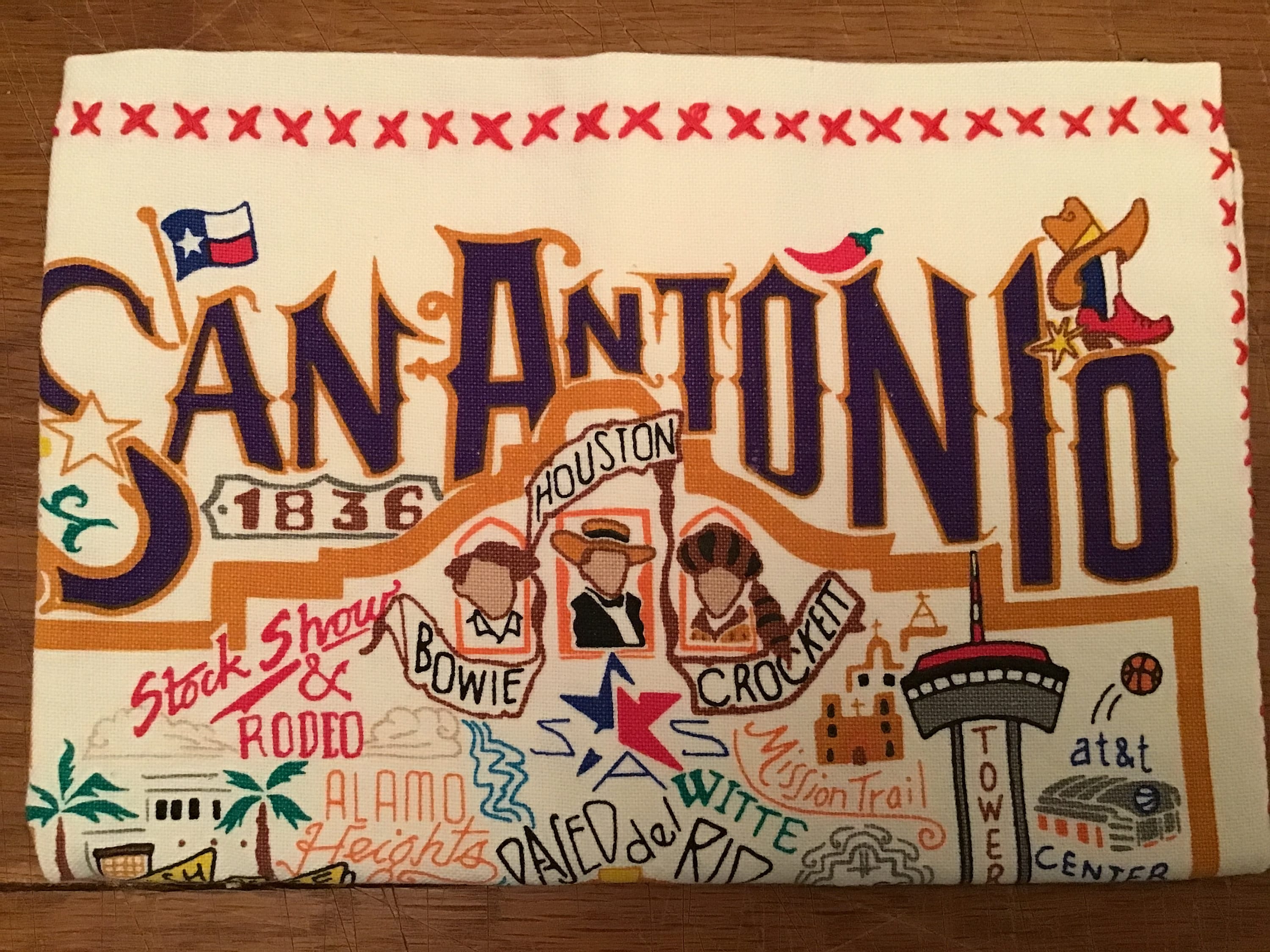 San Antonio Texas Hand Towel Catstudio Towel Decorative Towel Housewarming Gift
