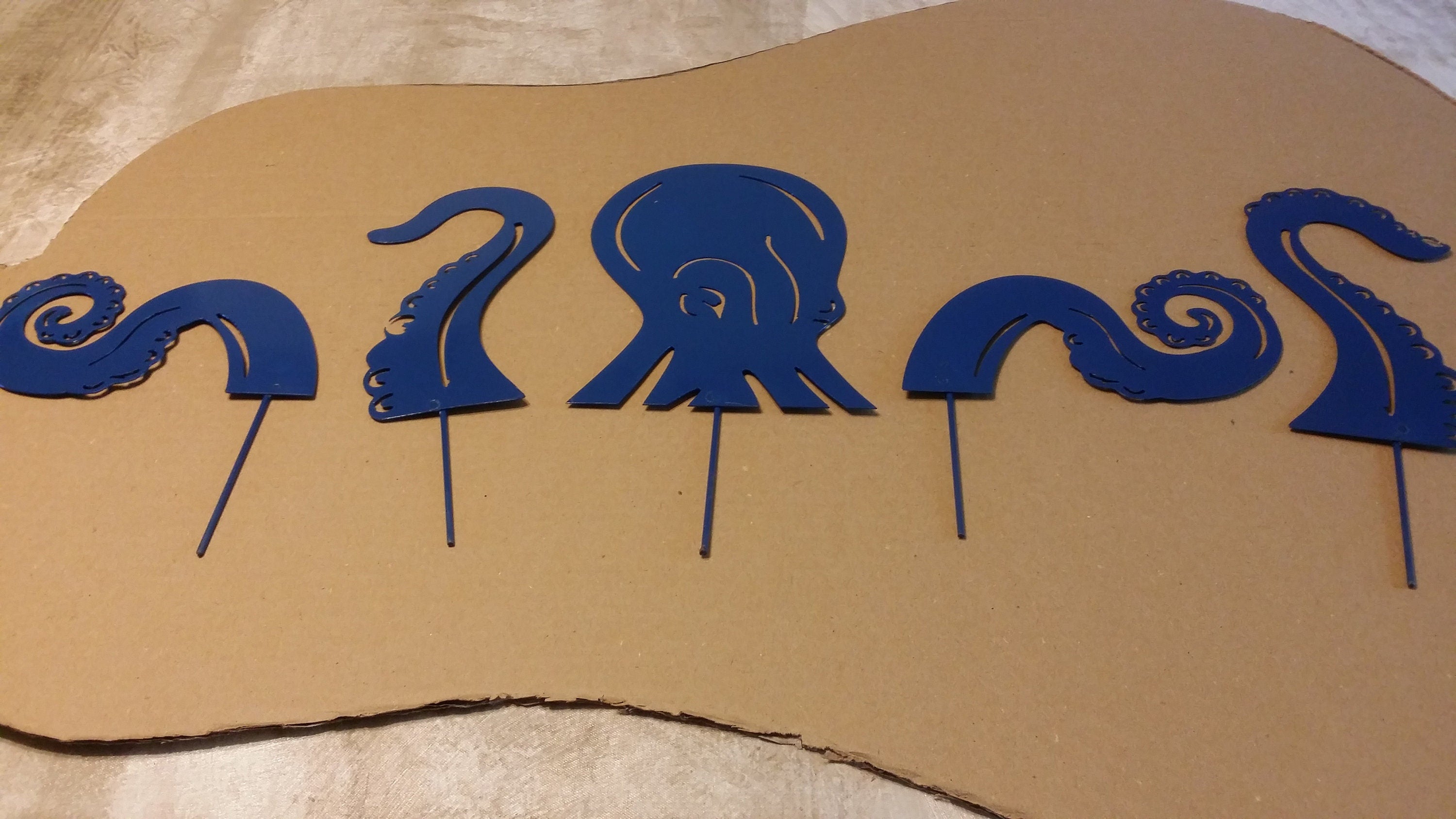 Octopus Metal Garden Art Garden Stakes Beatles Octopus Garden