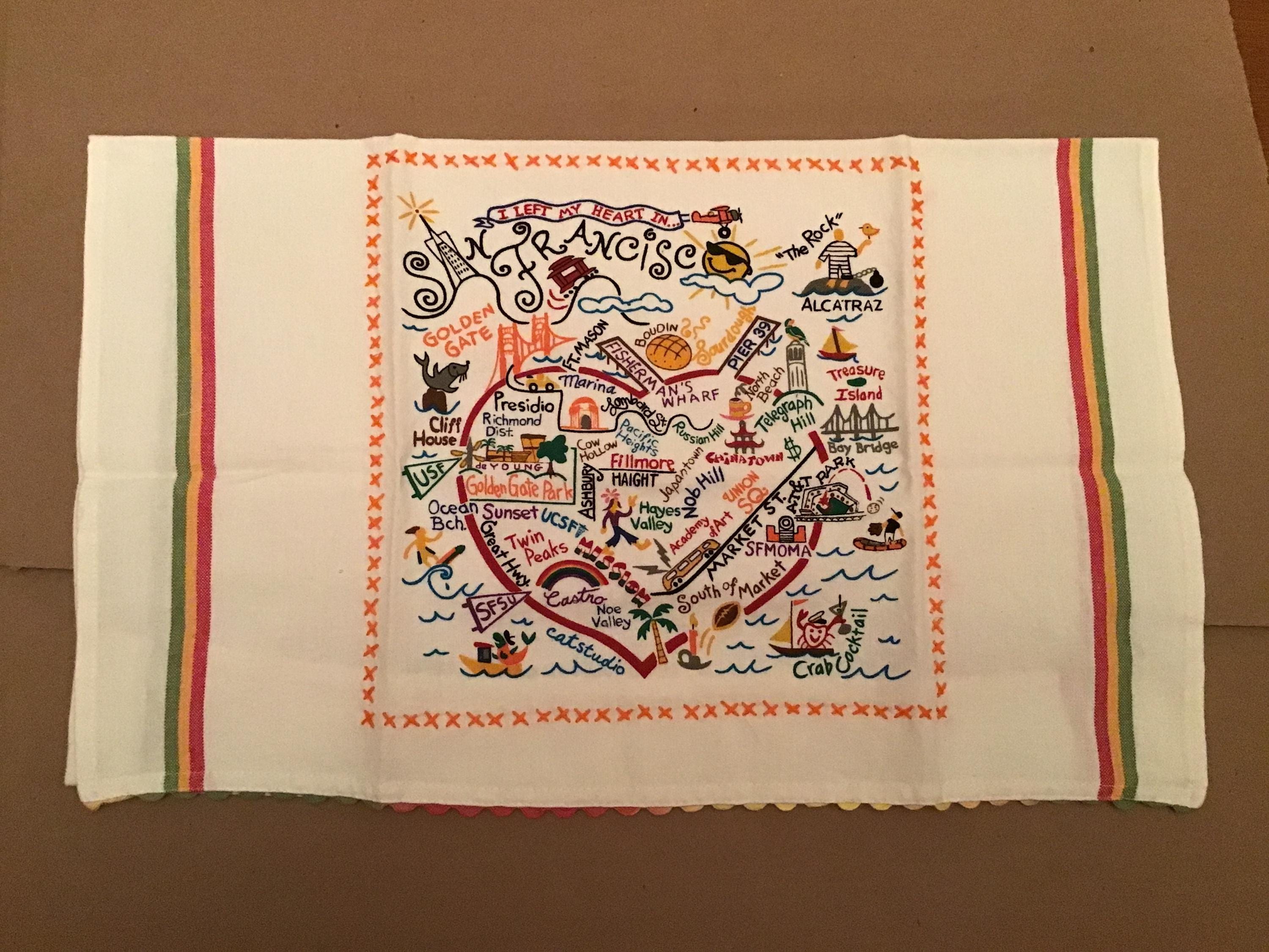 Catstudio San Francisco Towel Dish Towel Home Gifts House Decor Kitchen Towel
