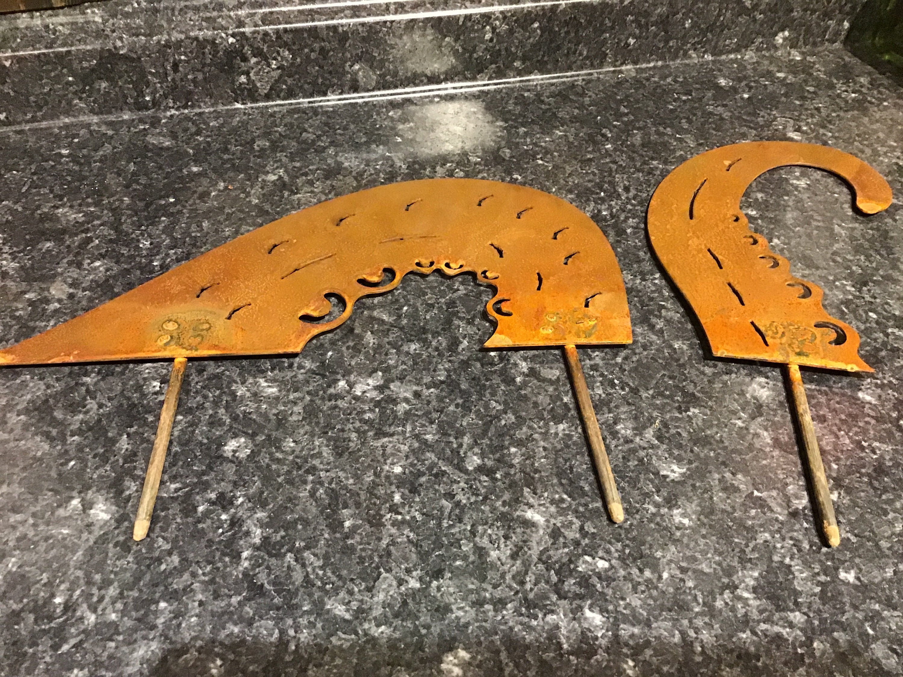 Giant Octopus Garden Stake Yard Art 6 Piece Set Octopus Garden