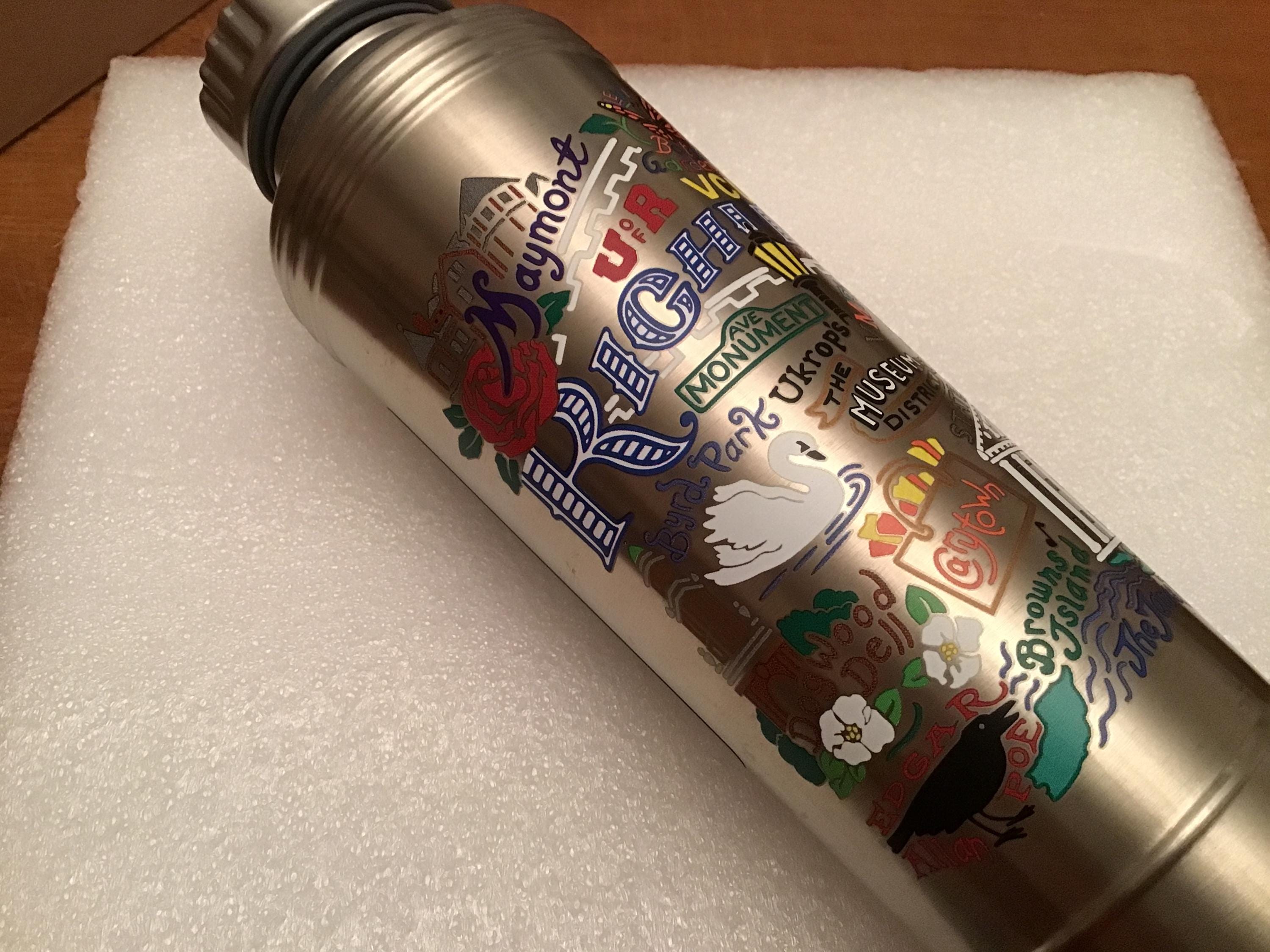 Catstudio Richmond Virginia Water Bottle Reusable Bottle Hot Drinks Cold Drinks Thermal Bottle