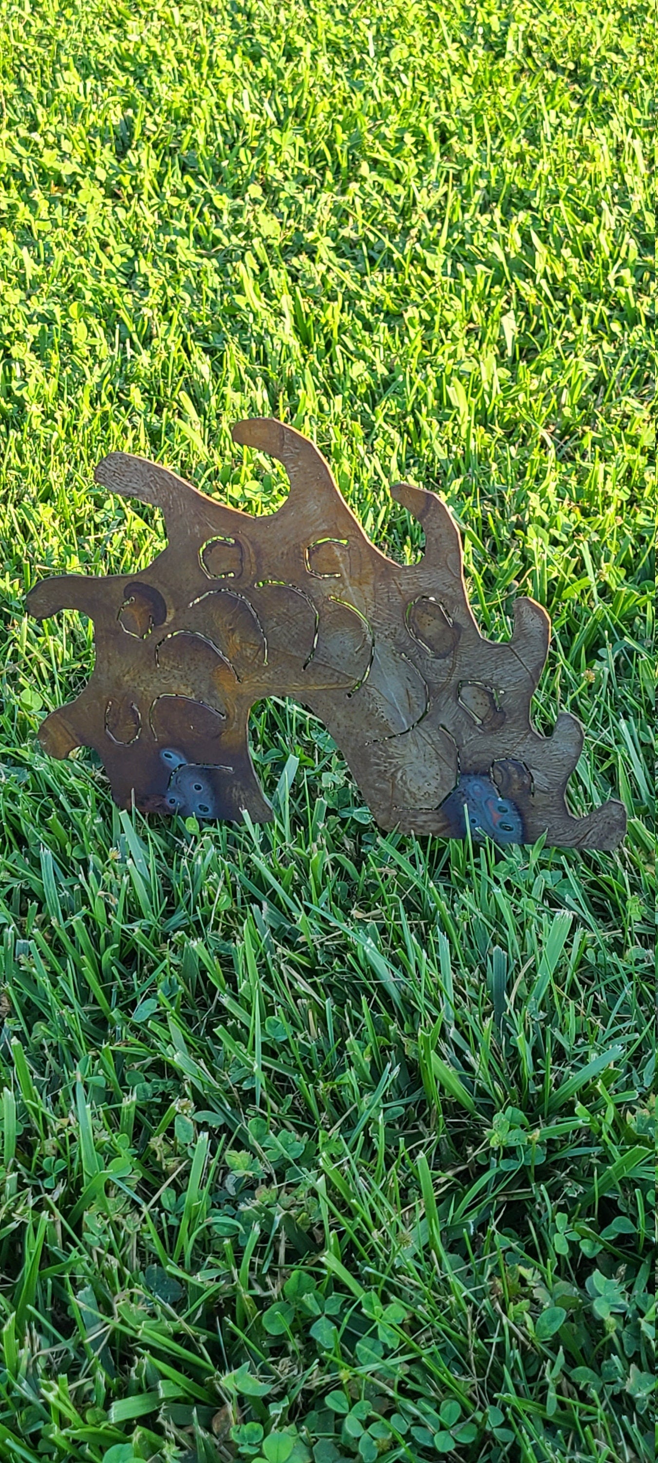 Large Dragon Sea Monster Garden Stakes Dragon Yard Art Chinese Dragon Metal Art Garden Decor