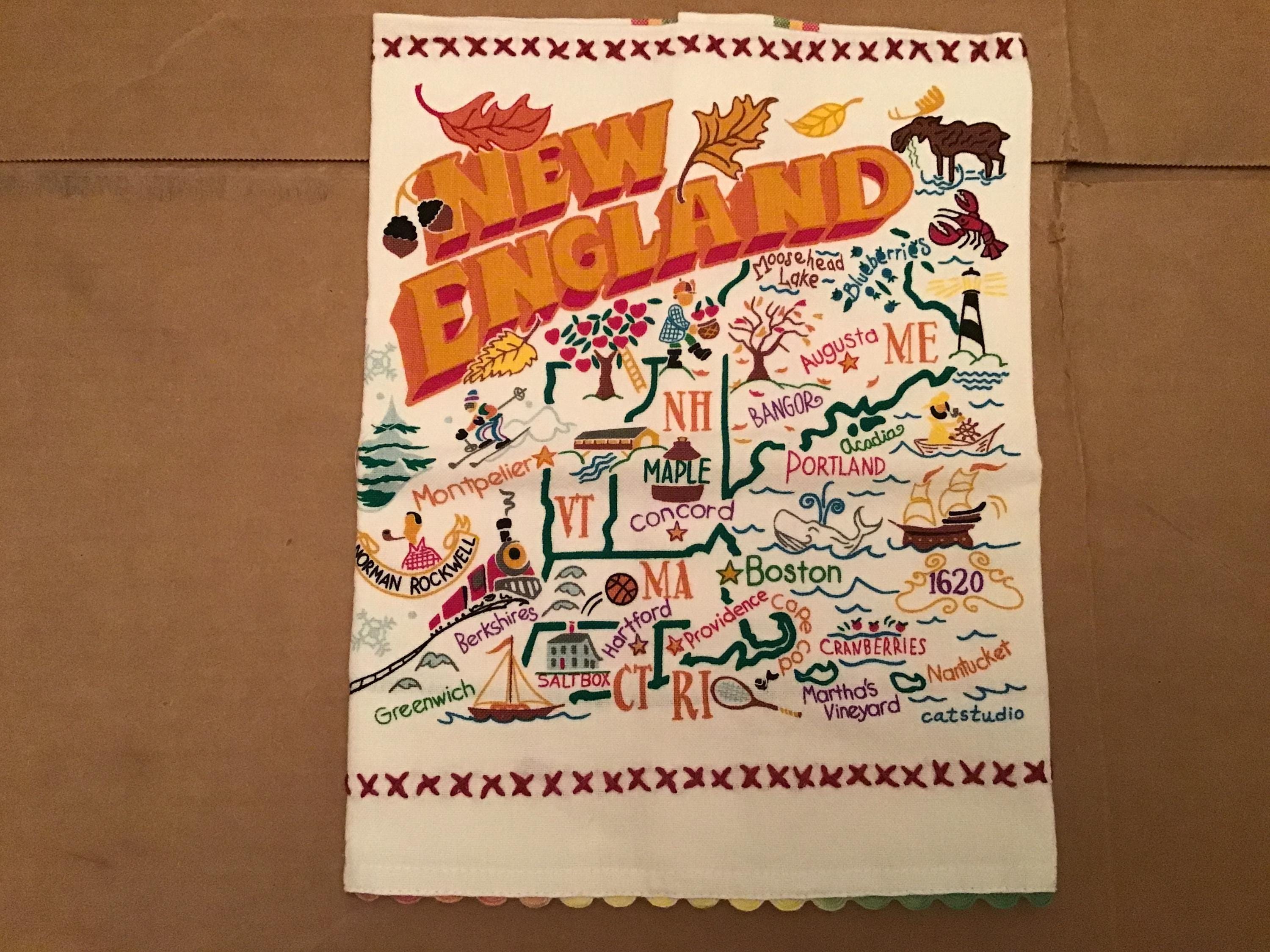 Catstudio New England Hand Towel Home Decor Bar Towel Dish Towel