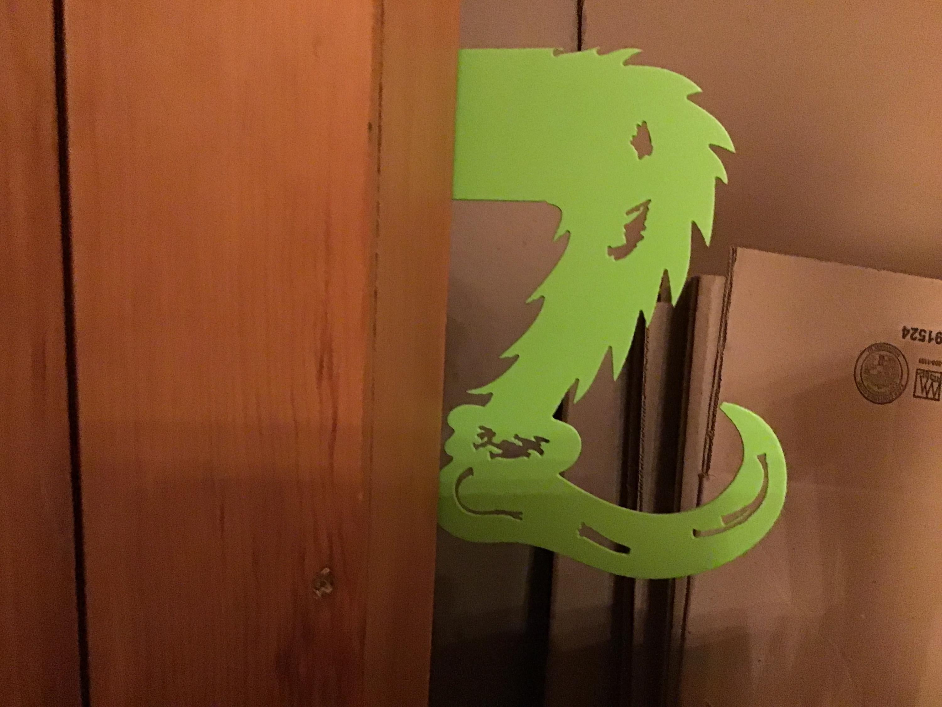 Grinch Metal Yard Art Indoor/Outdoor Christmas Decorations Grinch Metal Art 2 PC. Grinch Home Decor Grinch Green