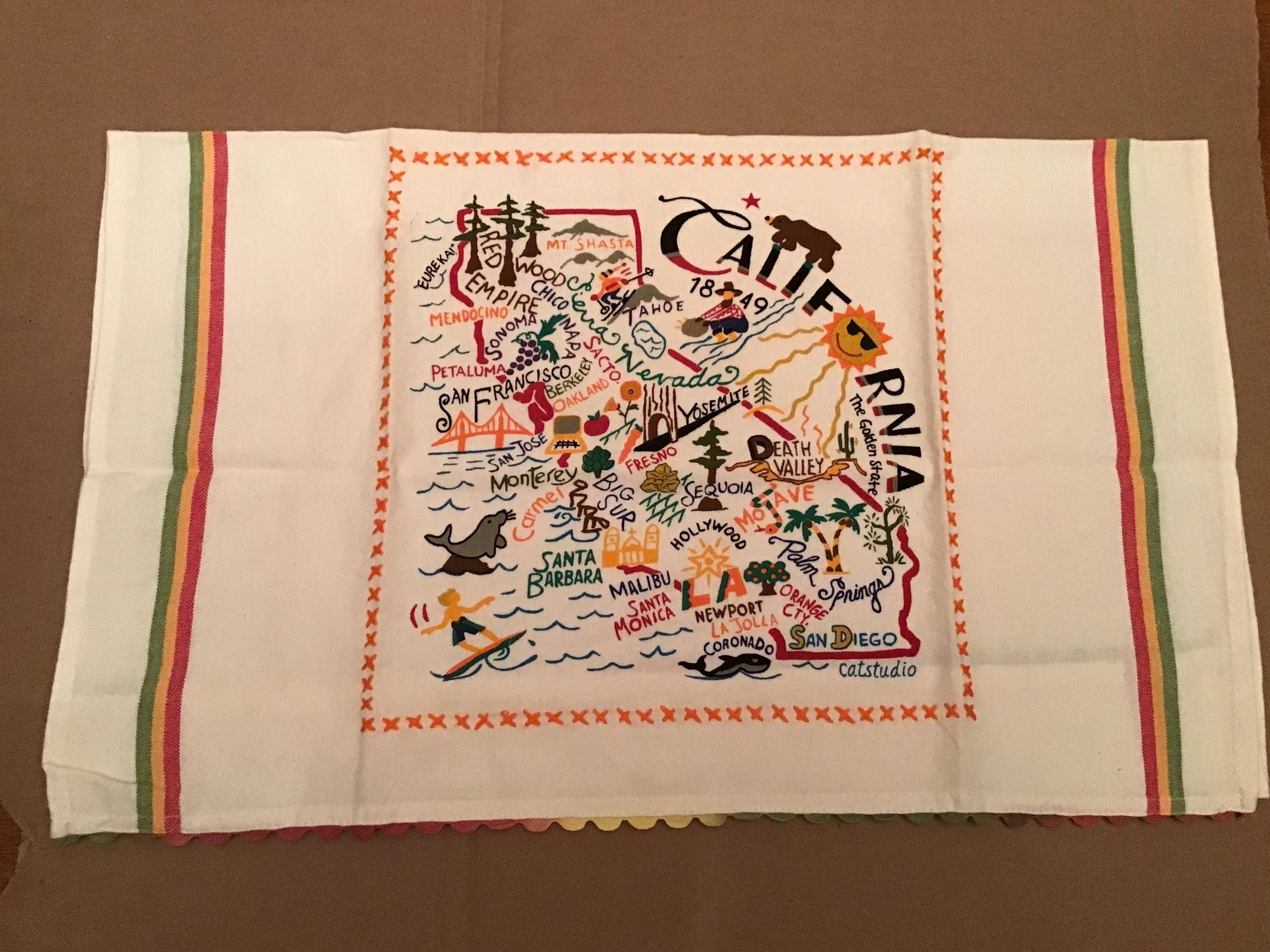 Catstudio California Hand Towel Kitchen Towel Home Decor Housewarming Gift