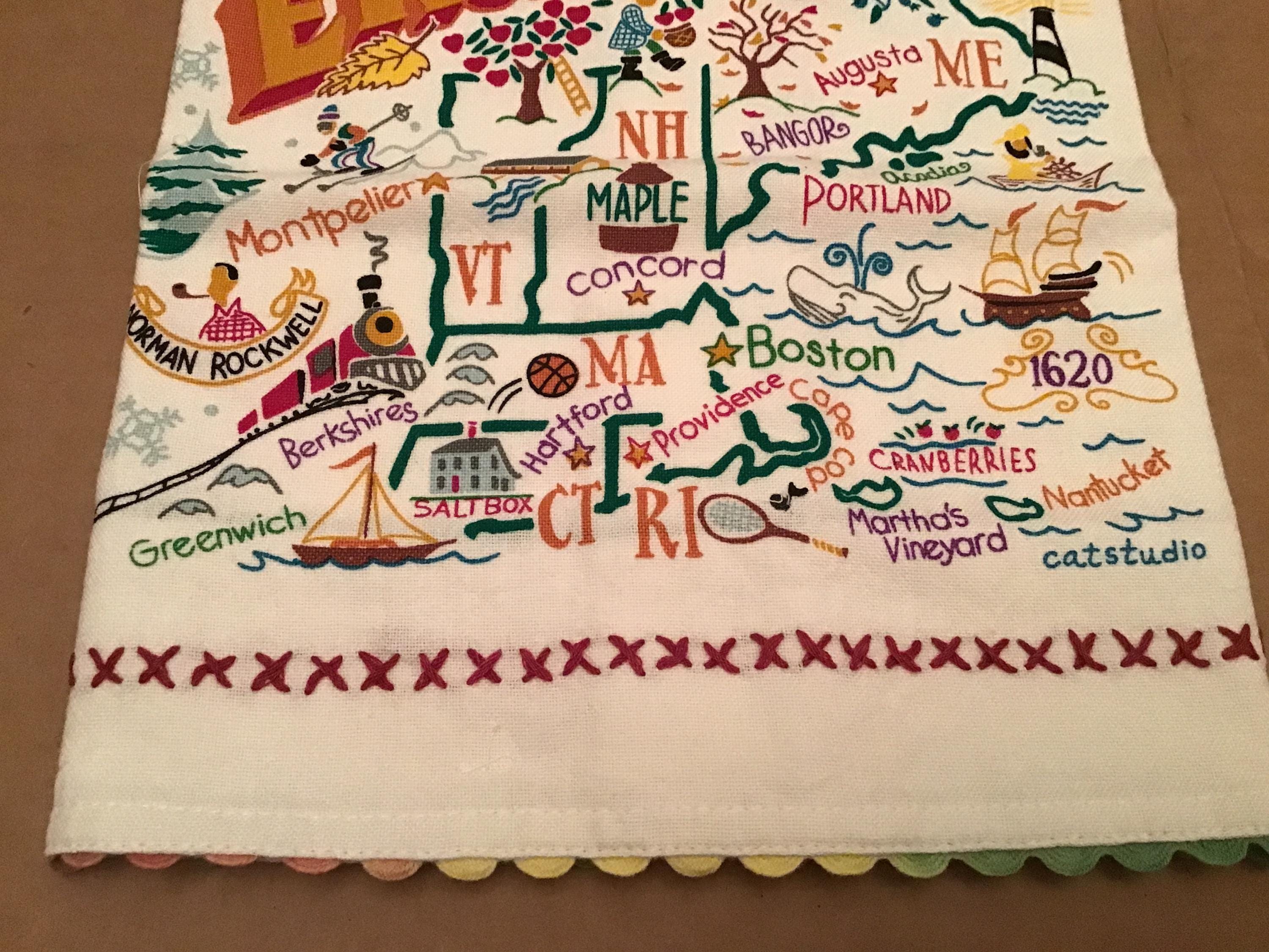 Catstudio New England Hand Towel Home Decor Bar Towel Dish Towel