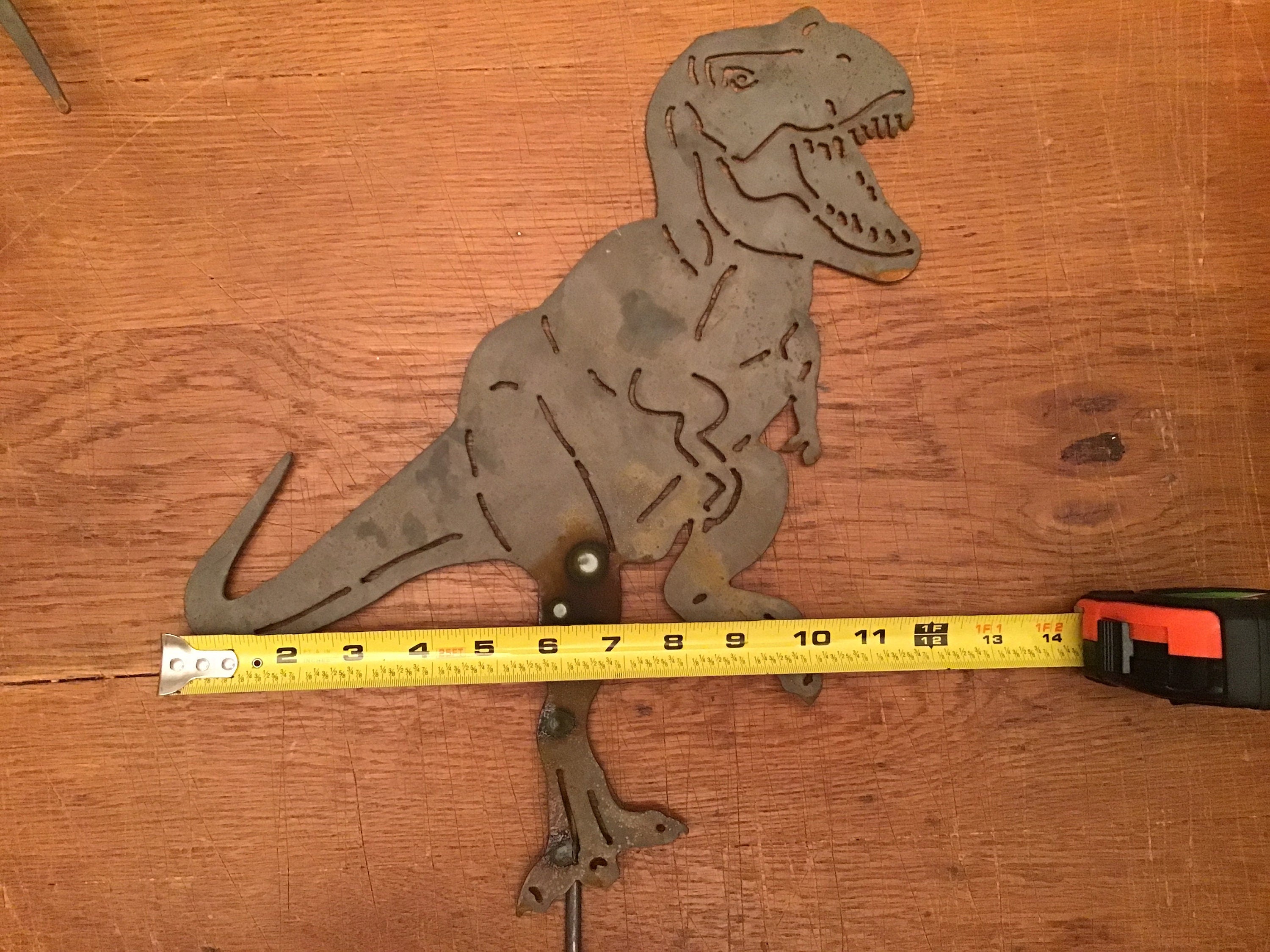 Dinosaur Garden Stake Tyrannosaurus Rex Yard Art Garden Accessories Dinosaur Yard Art