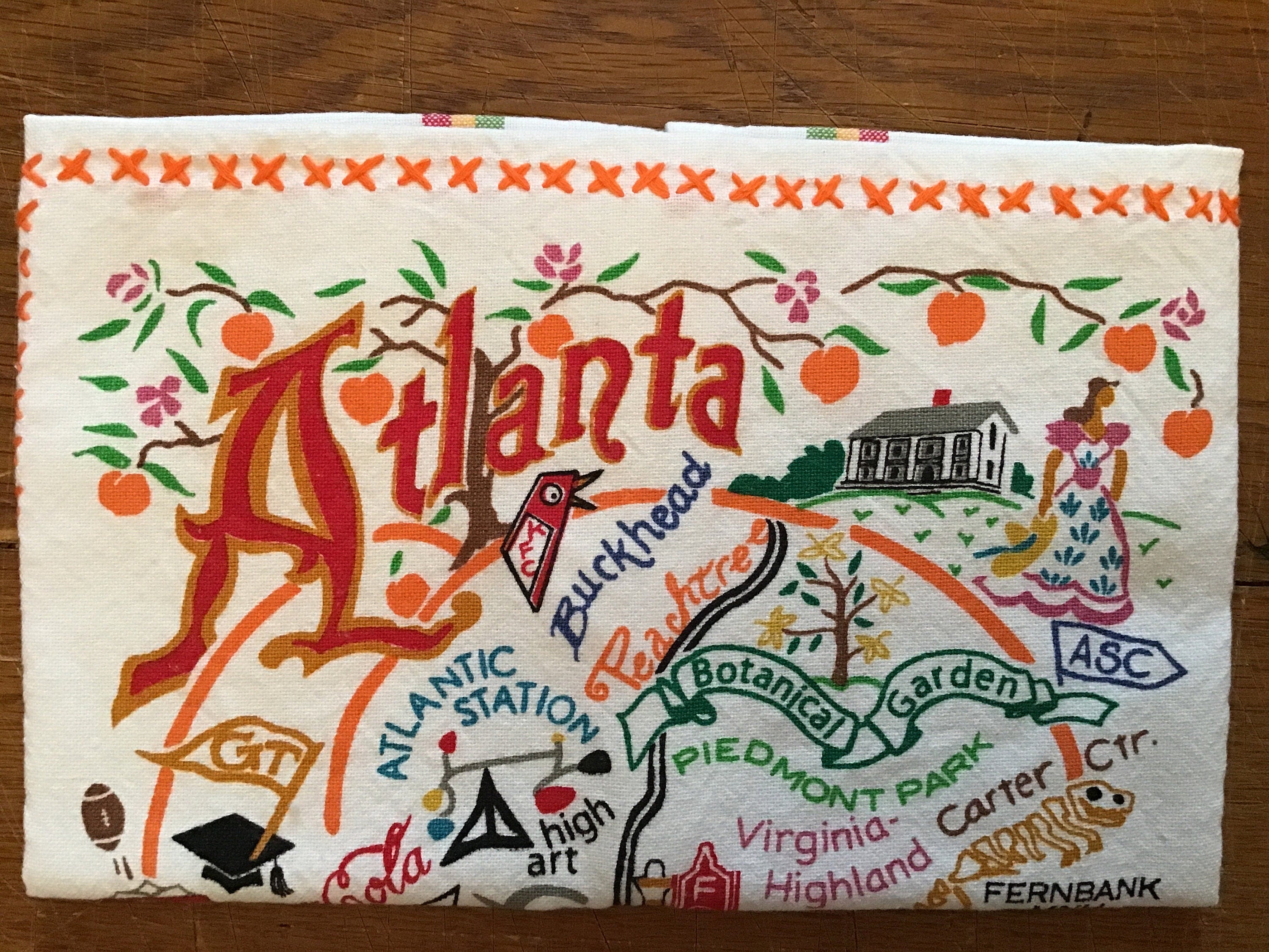 Atlanta Catstudio Hand Towel Tea Towel Decorative Towel Home Decor Georgia Dome