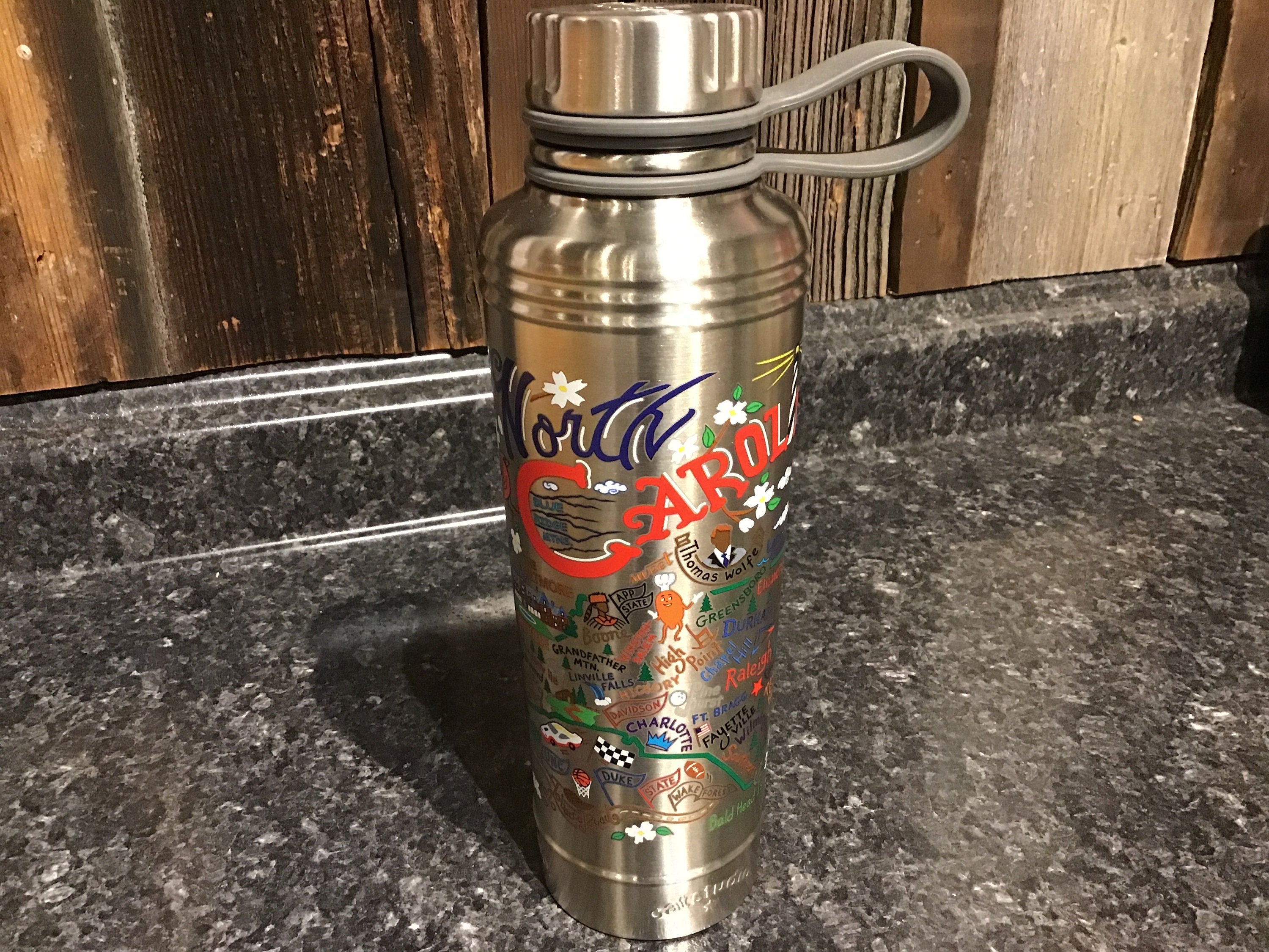 North Carolina Catstudio Stainless Steel Water Bottle Cold Drinks Hot Drinks Thermal Bottle