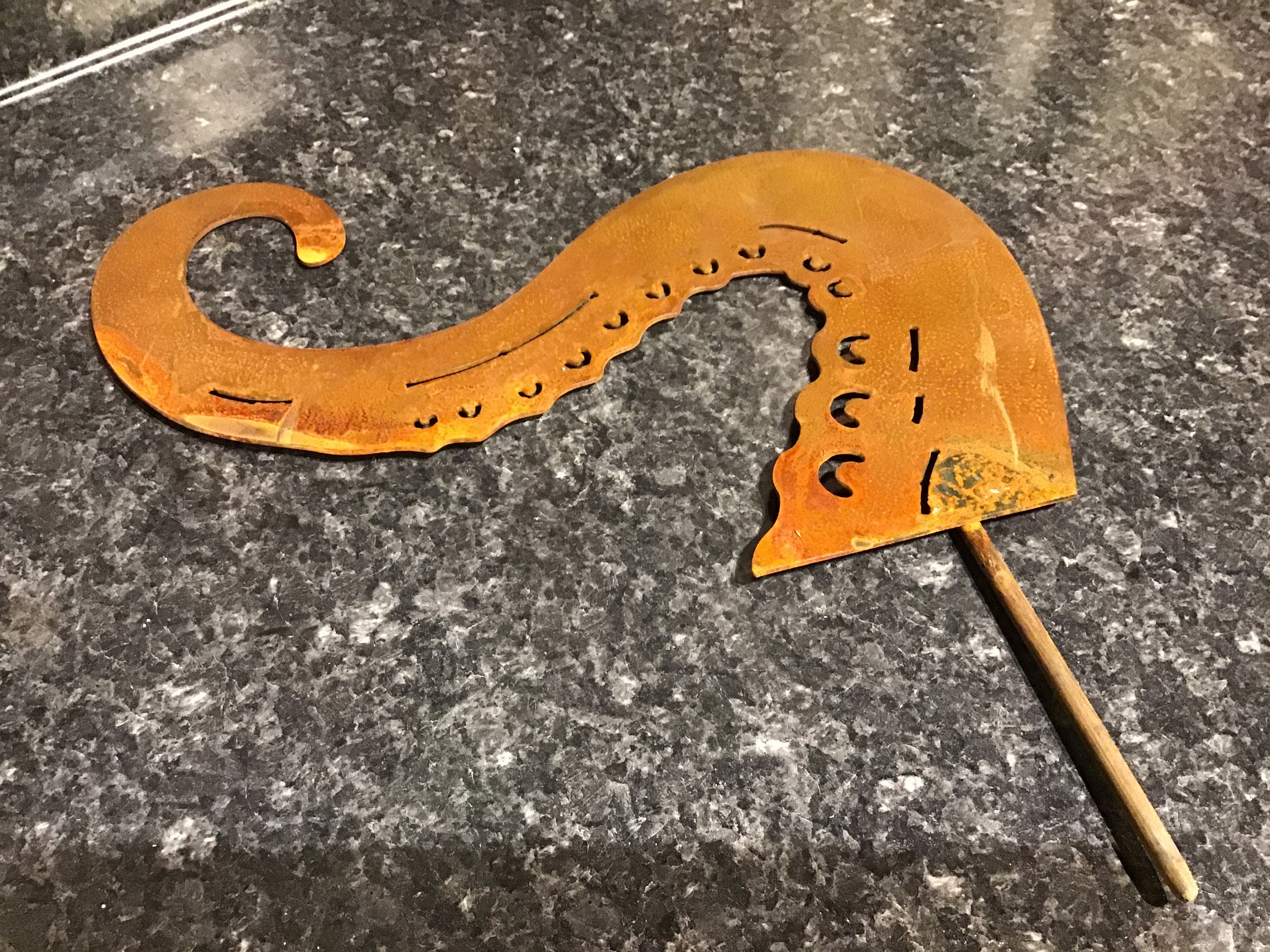 Giant Octopus Garden Stake Yard Art 6 Piece Set Octopus Garden