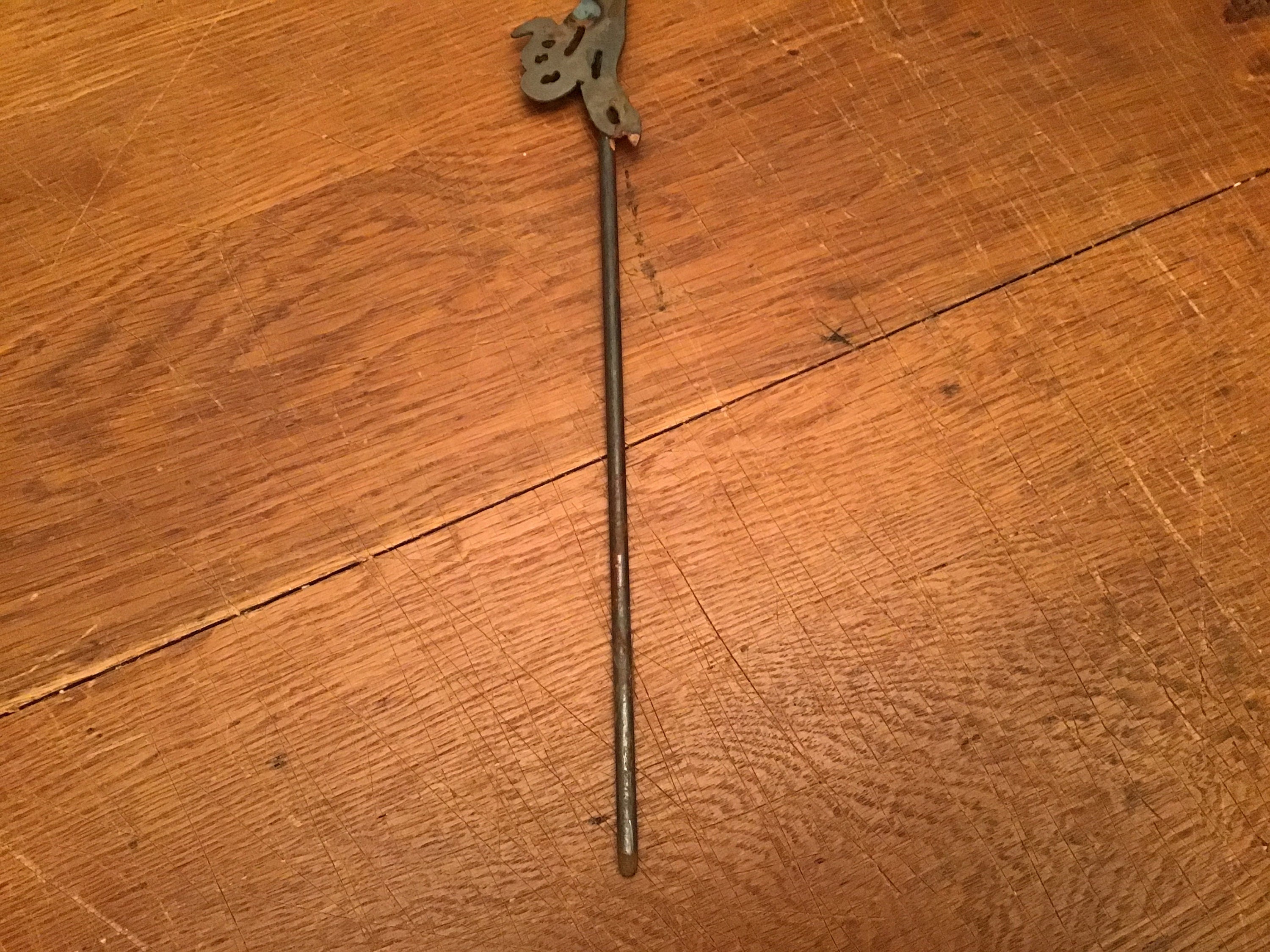 Dinosaur Yard Art Velociraptor Garden Stake Garden Accessories Metal Art Outdoor Metal Art