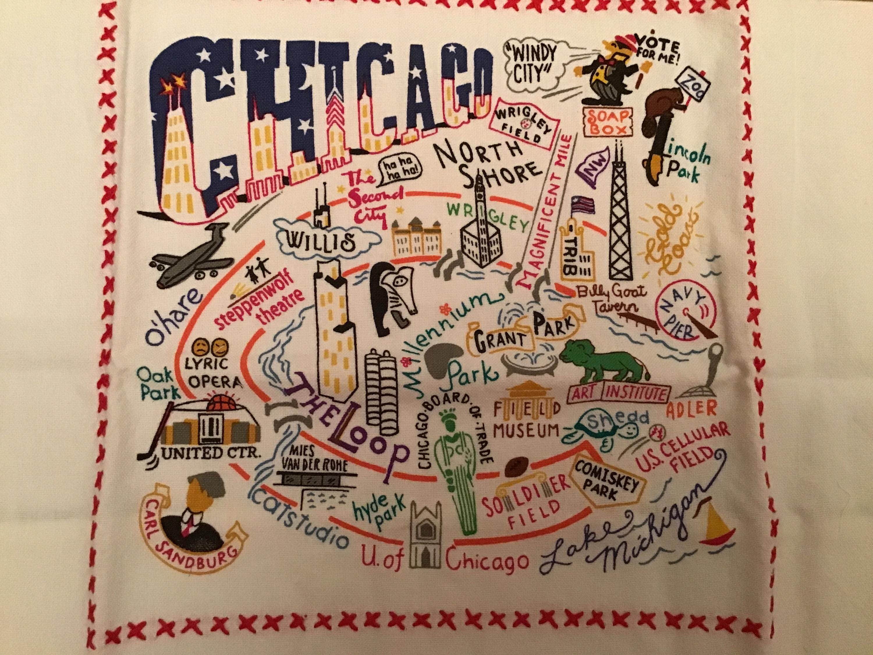 Catstudio Chicago Decorative Towel Kitchen Towel Home Decor